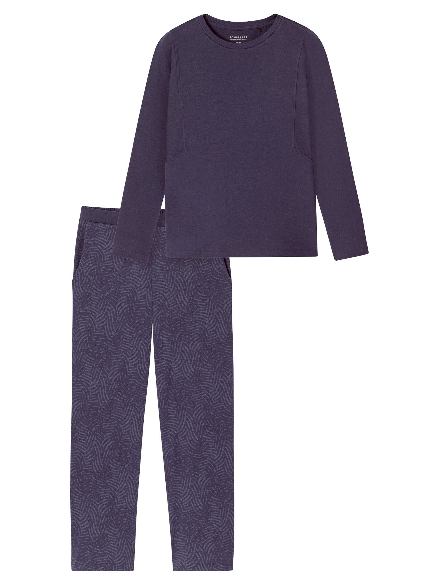 Schiesser Pyjama Selected Premium Warming (2 tlg) schlafanzug schlafmode be günstig online kaufen