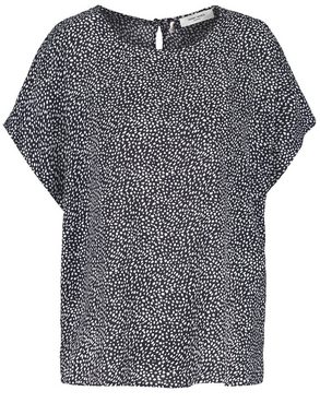 GERRY WEBER Klassische Bluse Blusenshirt mit Minimalmuster EcoVero