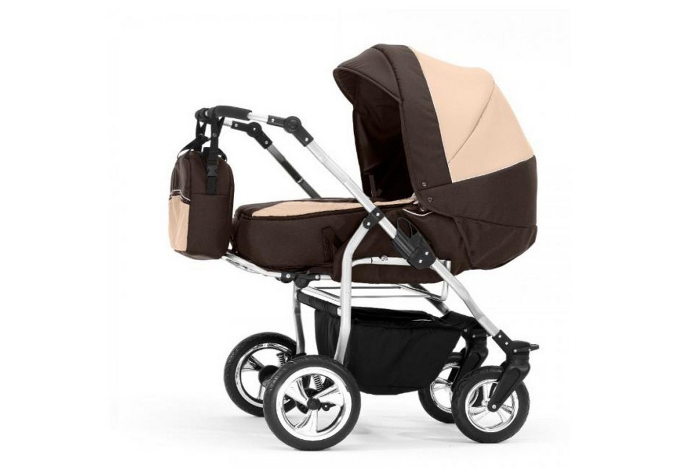 Thumbnail - BabyMerc Zwillingswagen Duo 2 in 1 inkl. Sportsitze und umfangreichen Zubehör in 20 Farben