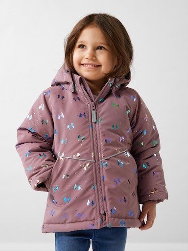 Name It Outdoorjacke NMFMAXI JACKET FOIL AOP NOOS Wistful Mauve