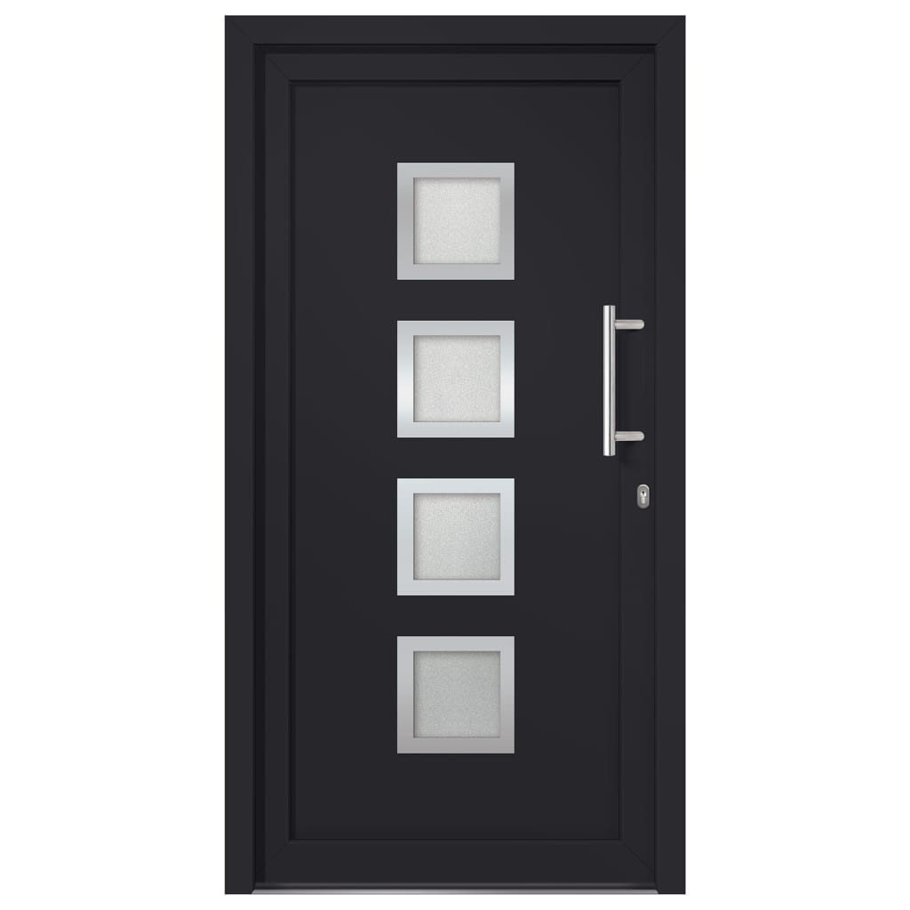 vidaXL Haustür Haustür Anthrazit 98x190 cm (1-St)