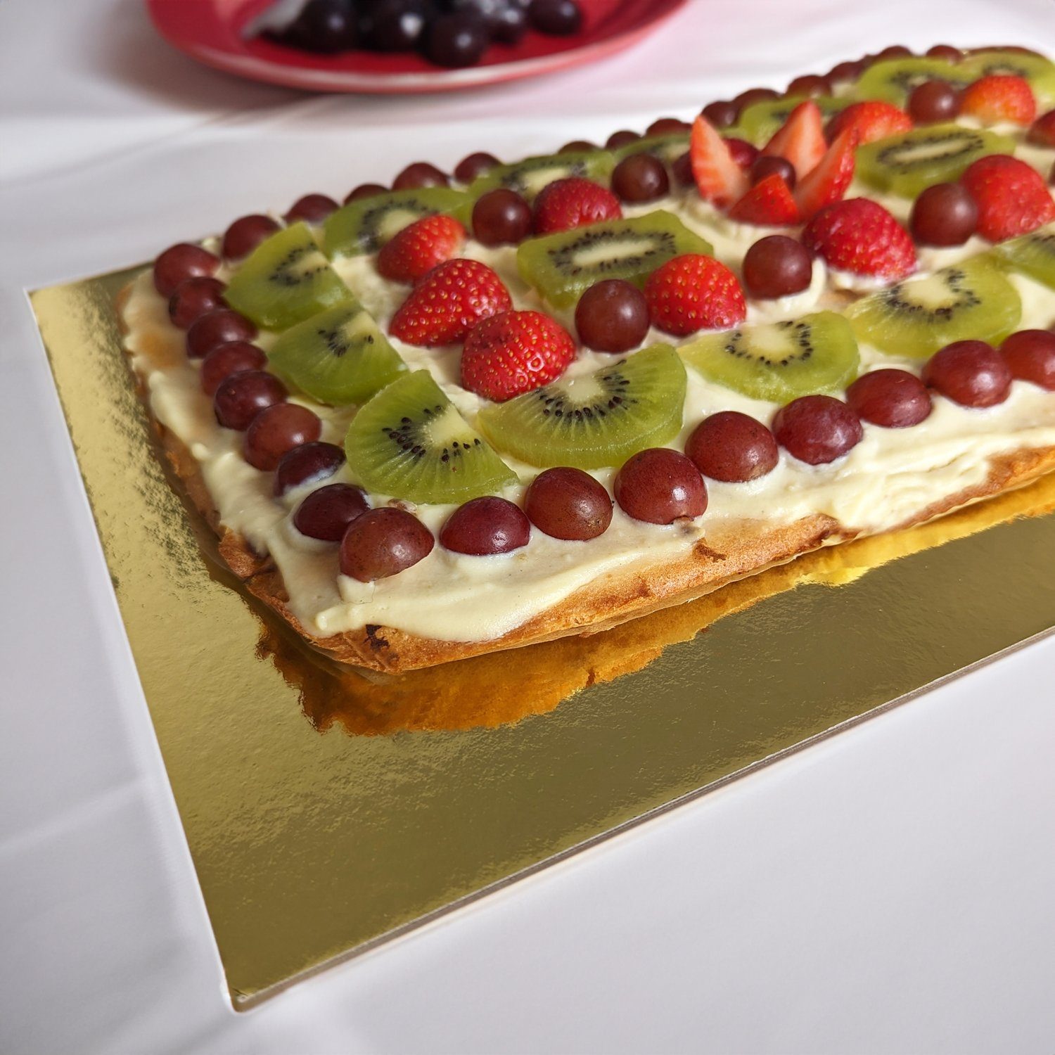 KITCHENDREAM Tortenplatte CakeBoard starker in (5-tlg) Set silber 3 Kuchenplatte gold UND eckig mm Pappe