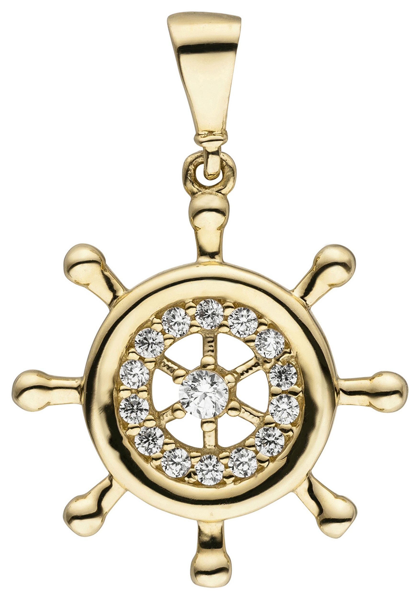 JOBO Kettenanhänger Anhänger Steuerrad...