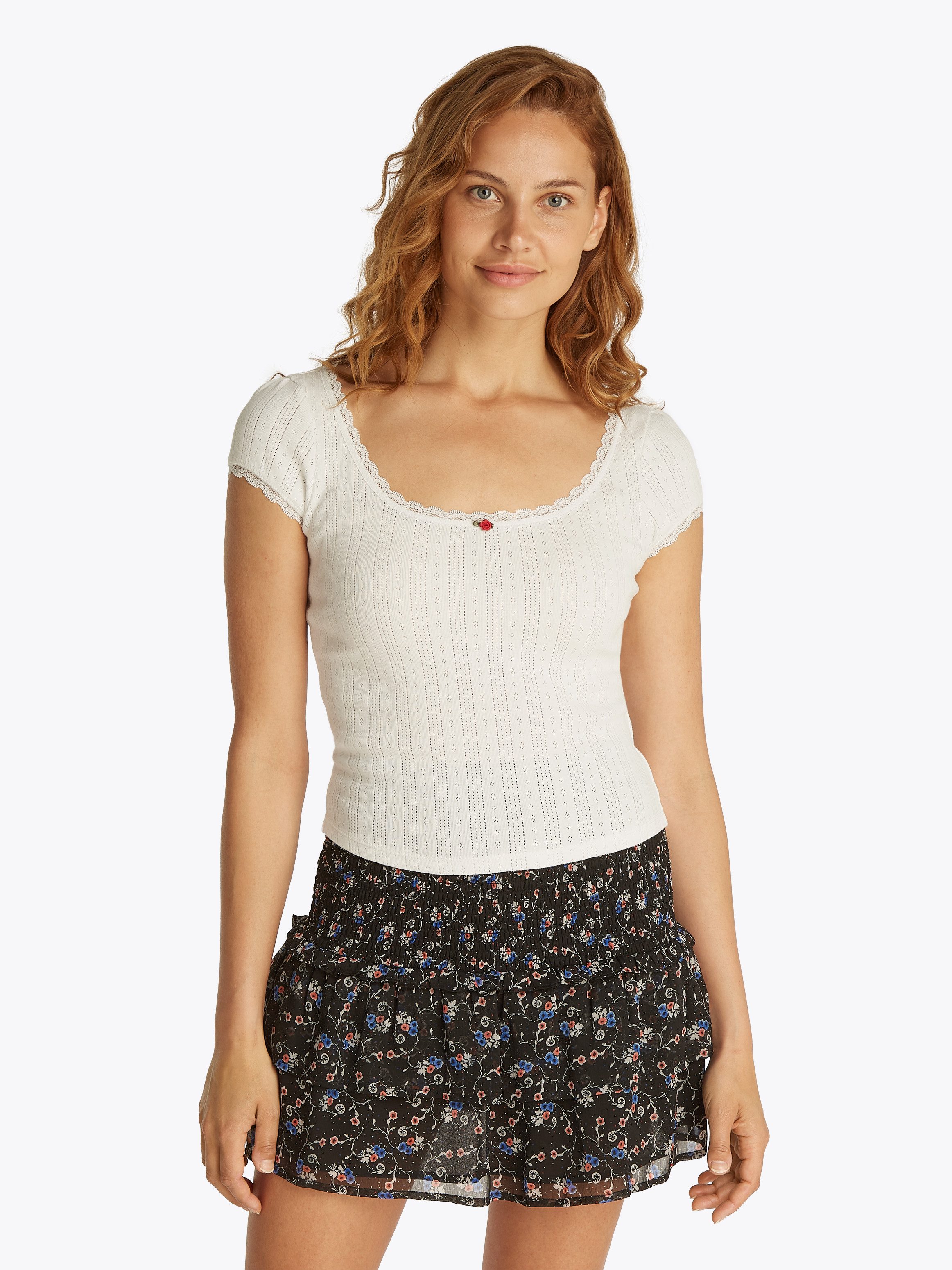 Tommy Jeans T-Shirt TJW SLIM SH günstig online kaufen