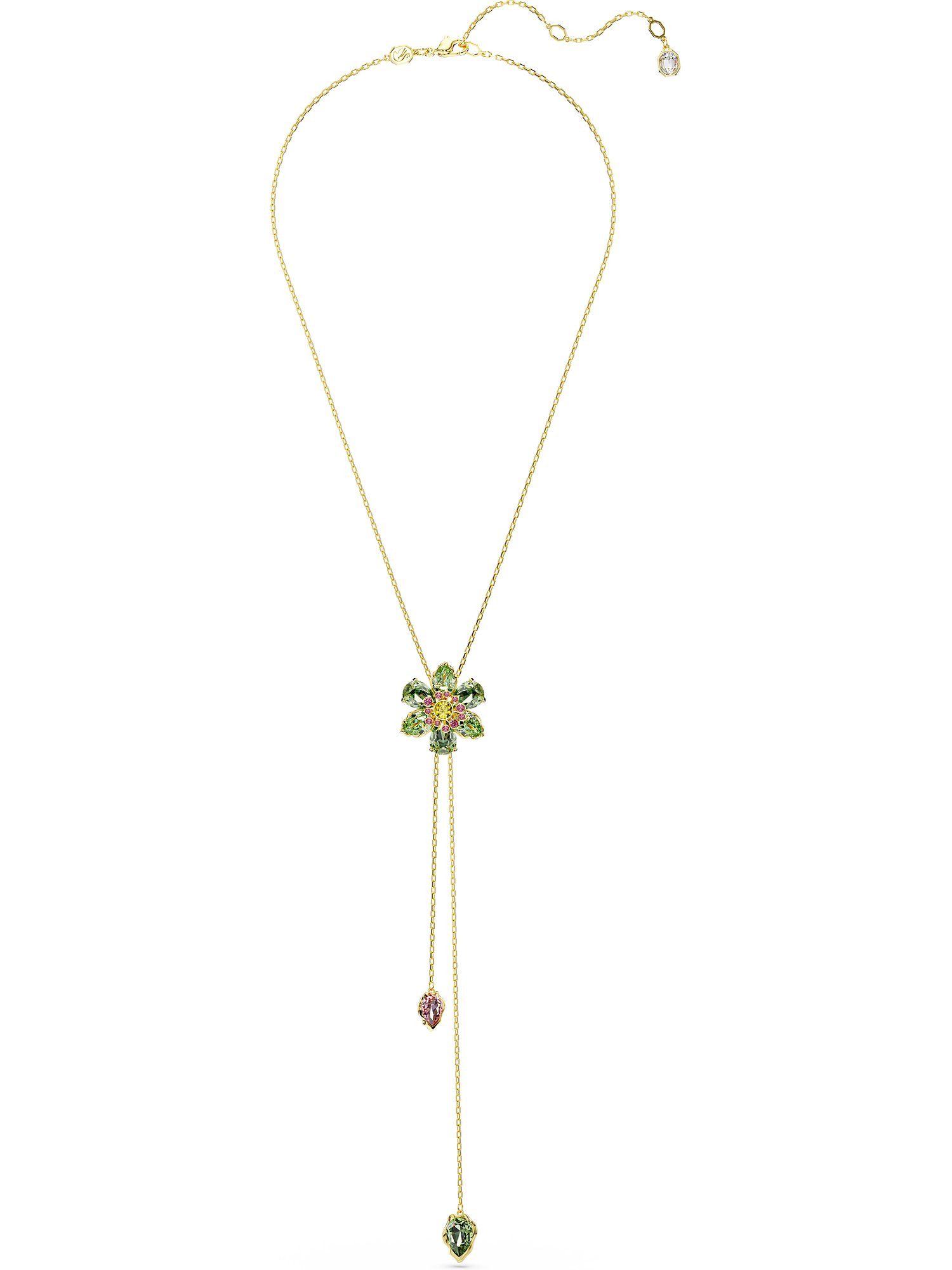 Swarovski Collier Swarovski Damen-Kette Metall Swarovski-Kristall günstig online kaufen