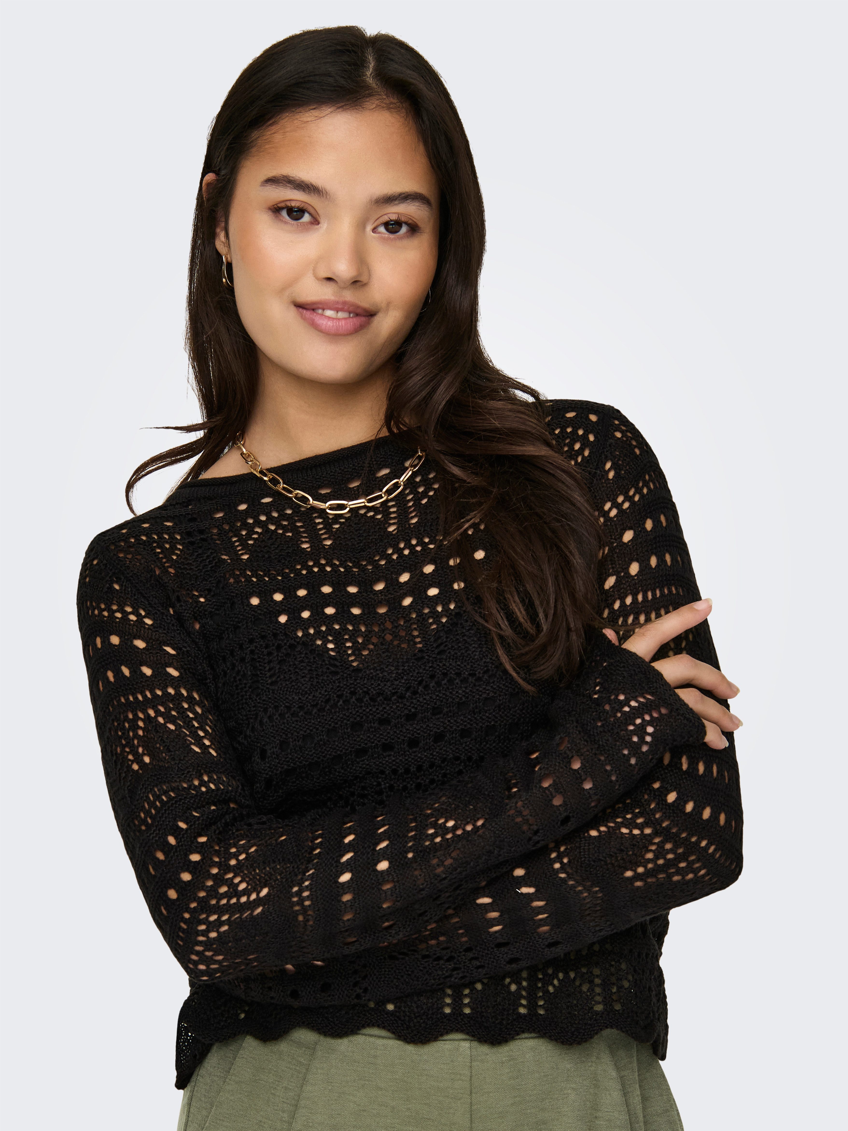 JDY Rundhalspullover JDYSUN LAY L/S BOATNECK günstig online kaufen