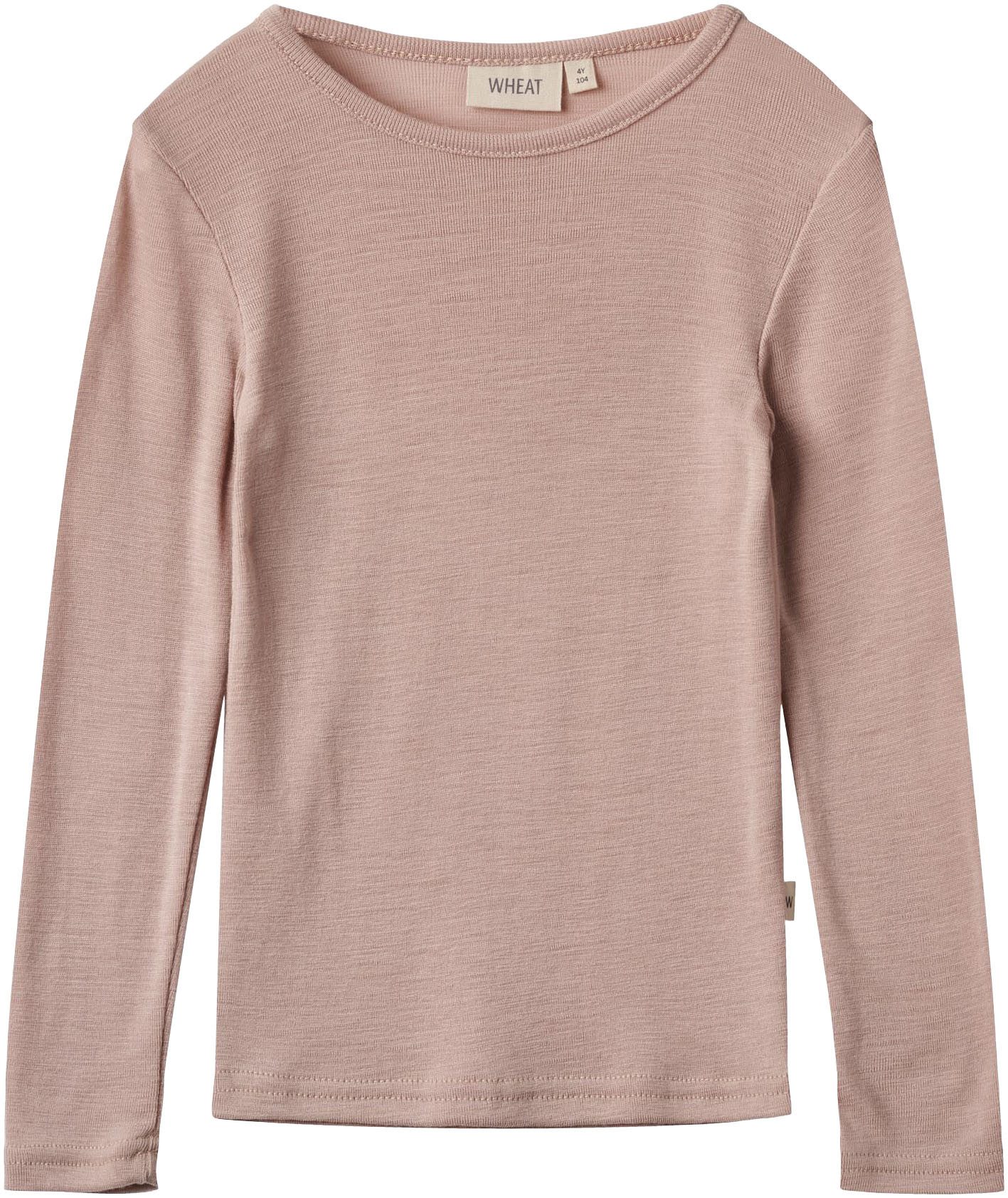 WHEAT Langarmshirt Wool T-Shirt L/S Alfie aus reiner Merinowolle