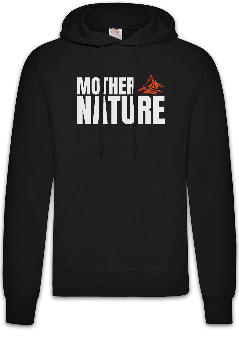 Hoodie Mother Nature II Herren Hoodie Zelten Camping Hiking Berge Wandern