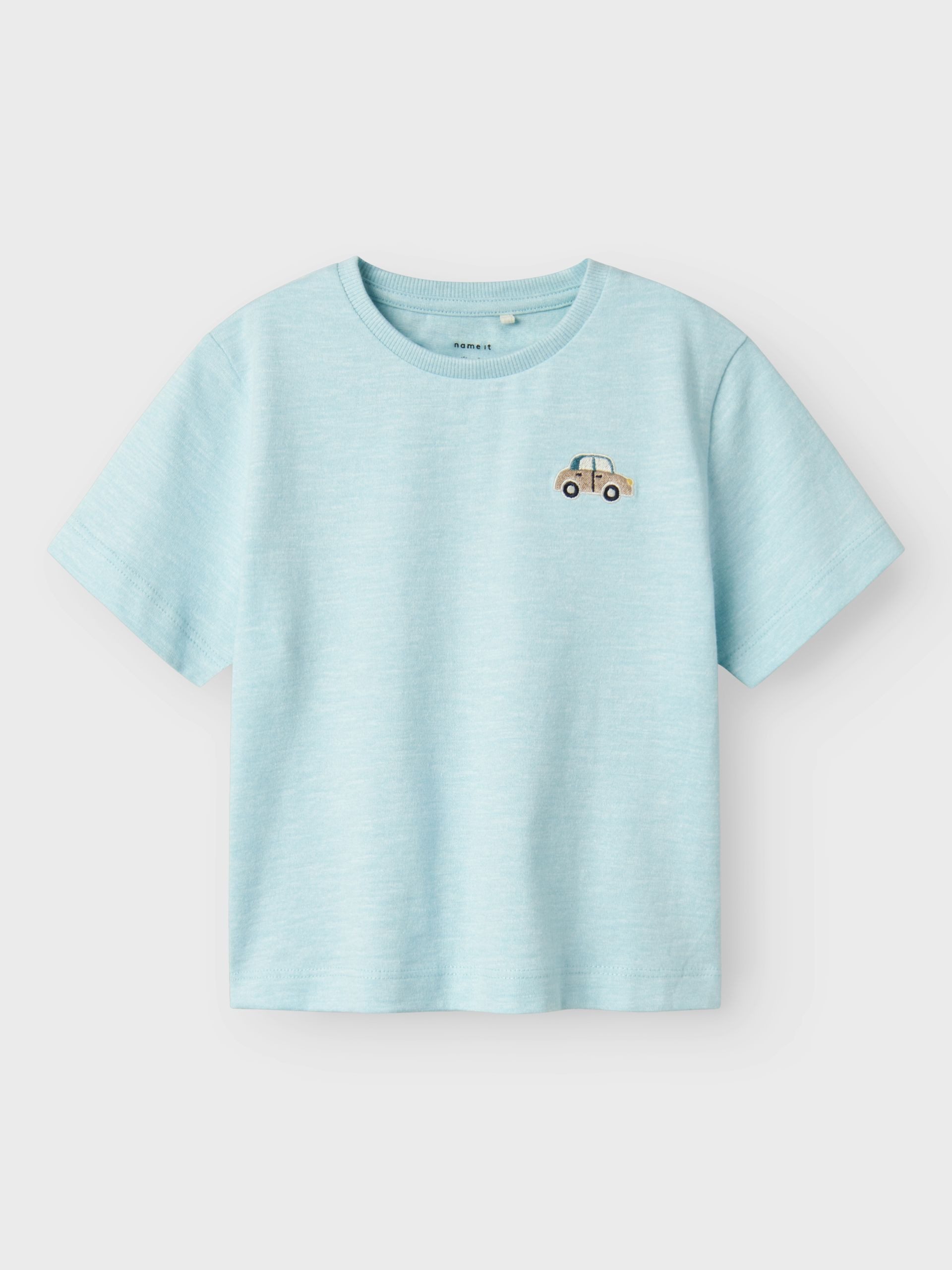 NAME IT Jungen Langarm Shirt 2er-Pack – Lässiges Basic Mit Rundhals, Normaler Schnitt, Gummidruck