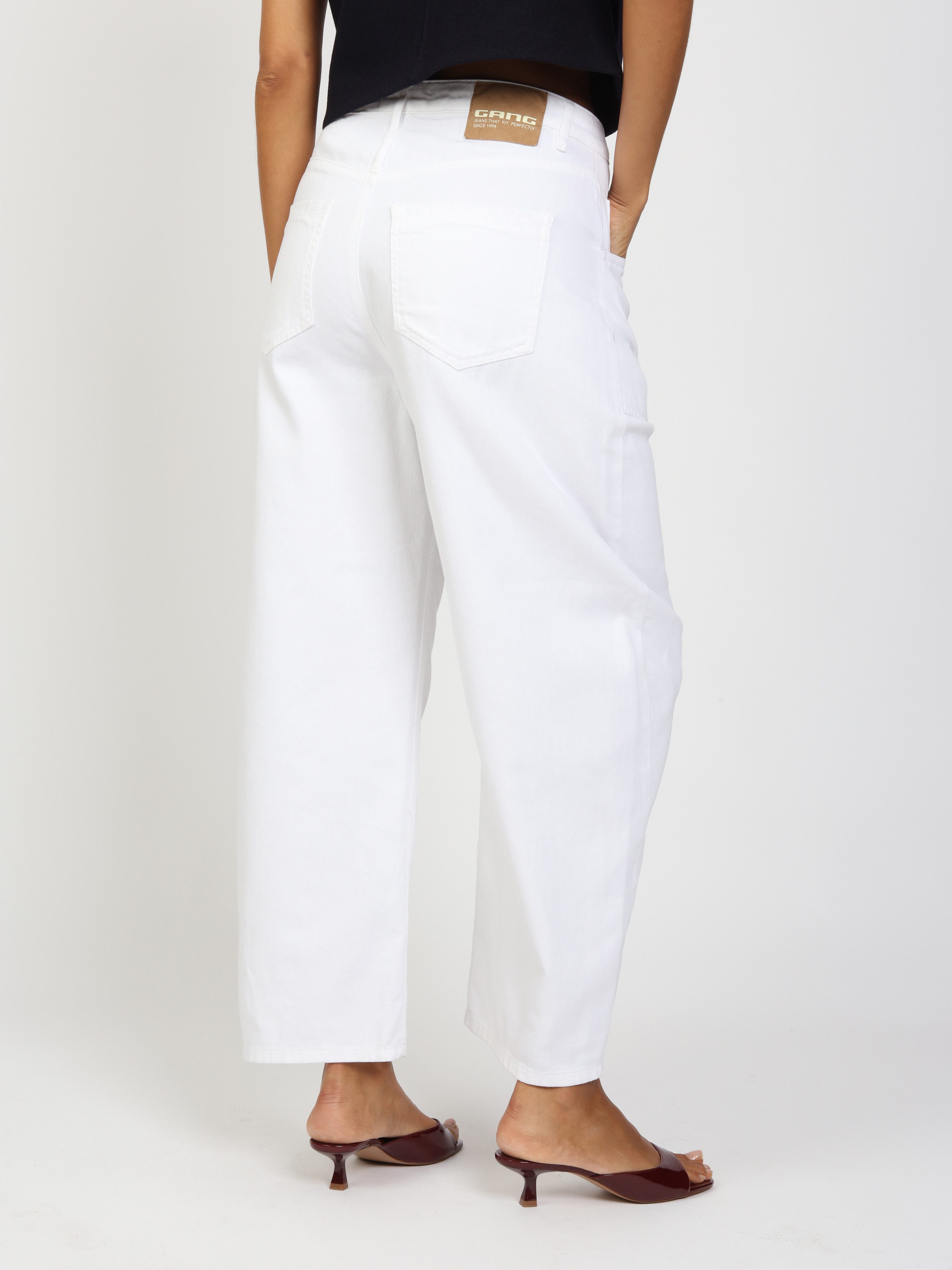 GANG Relax-fit-Jeans 94ODINA O-Shape mit aufgesetzten Taschen