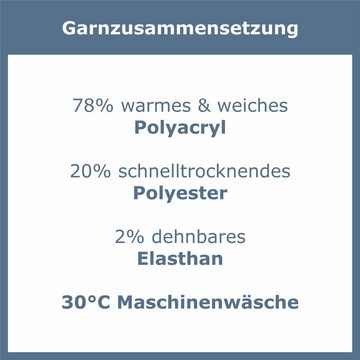 GAWILO Haussocken für Damen mit ABS Sohle und wärmendem Innenfrottee - extra kuschelig (1 Paar) als Hausschuh geeignet - weich & bequem durch innenliegendem Plüsch