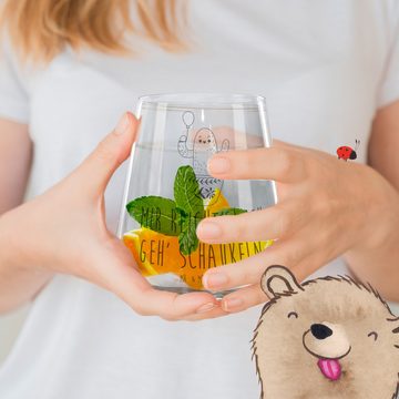 Mr. & Mrs. Panda Cocktailglas Kaktus Luftballon - Transparent - Geschenk, Cocktailglas mit Gravur, Premium Glas, Einzigartige Gravur