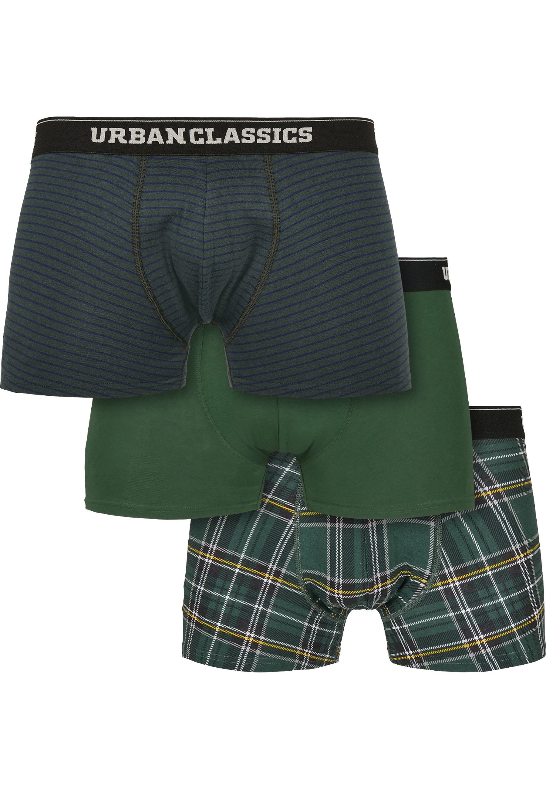 Boxershorts Urban Classics Männer Boxer Shorts 3-Pack