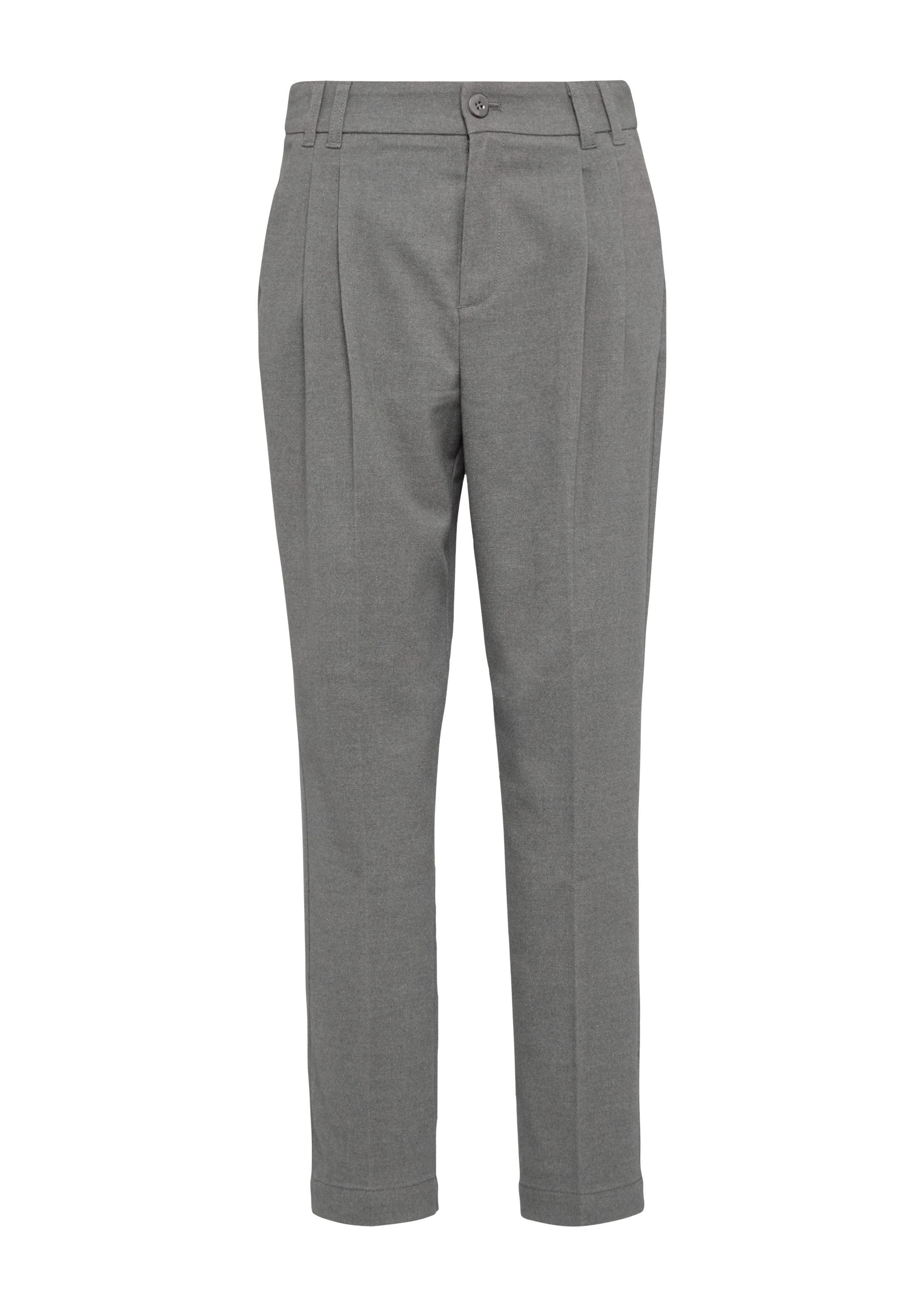 s.Oliver 7/8-Hose Hose Twill-Hose mit Bundfalte günstig online kaufen