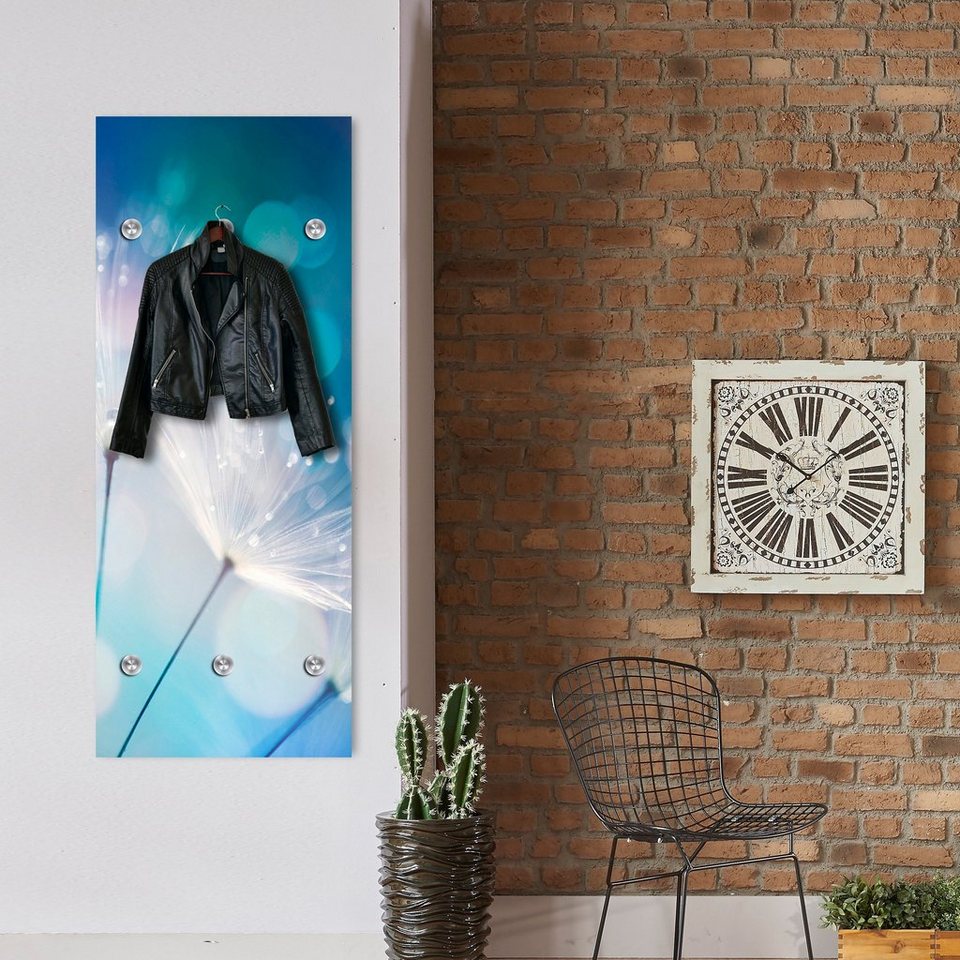 queence Garderobenpaneel »Blüte«, mit 6 Haken, 50 x 125 cm online