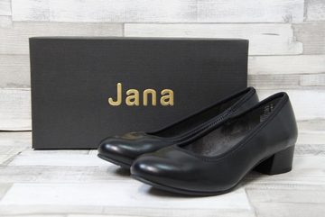Jana Jana Damen Pumps schwarz, 3 cm Absatz 37 Pumps