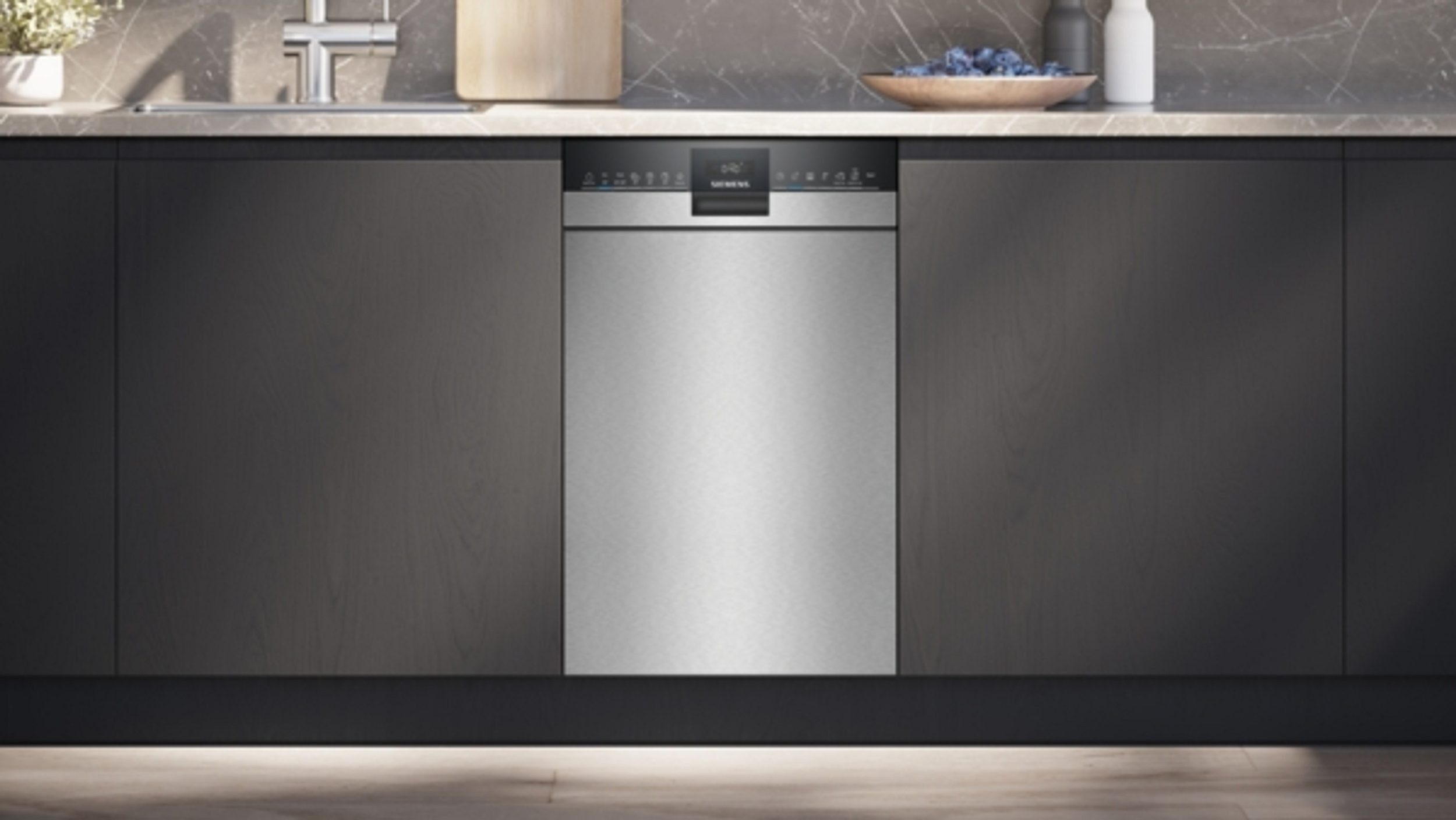 SIEMENS Unterbaugeschirrspüler iQ300 SR43ES24ME, 8.9 l, 10 Maßgedecke, automatische Türöffnung – Bild 2 von 5