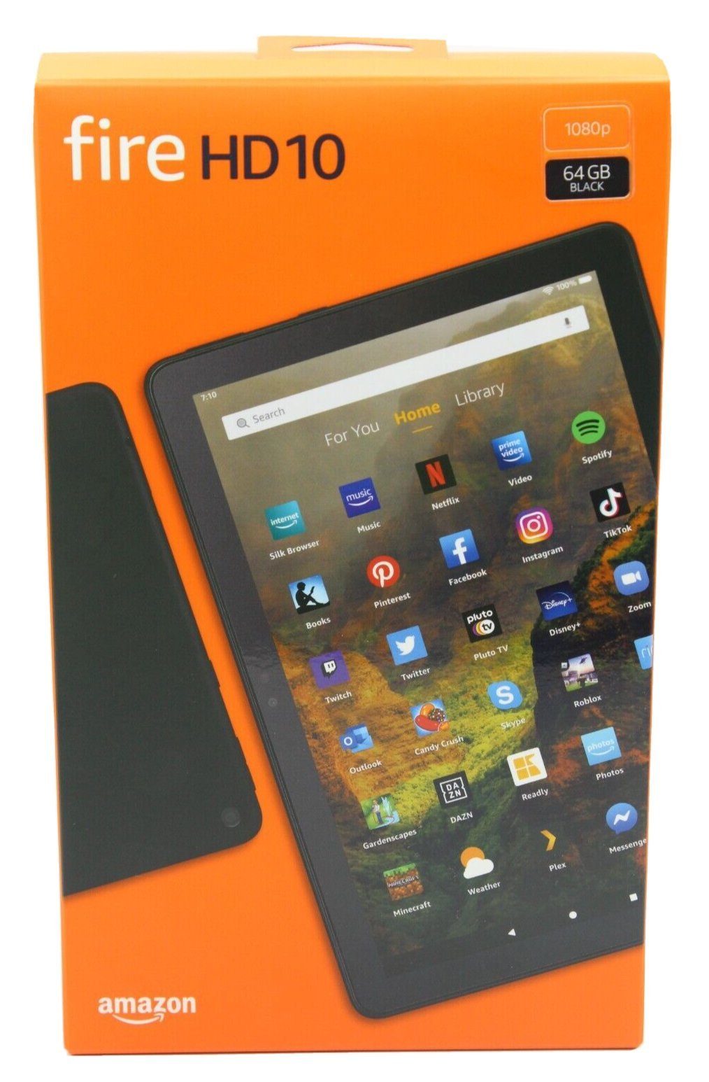 Fire HD 10 Tablet mit Spezialangeboten 11. Gen Tablet (10,1, 64 GB,  Fire OS, inkl. Ladegerät, verstärktes Display, 12 Stunden Akkulaufzeit)