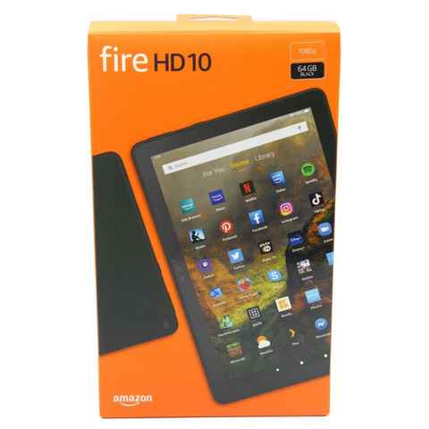 Amazon Fire HD 10 Tablet mit Spezialangeboten 11. Gen Tablet (10,1", 64 GB, Fire OS, inkl. Ladegerät, verstärktes Display, 12 Stunden Akkulaufzeit)