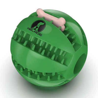 NELADE® Snackball - Ø 7cm für Kleine & Große Hunde - 100% Kautschuk - Zahnpflegeball, Naturkautschuk