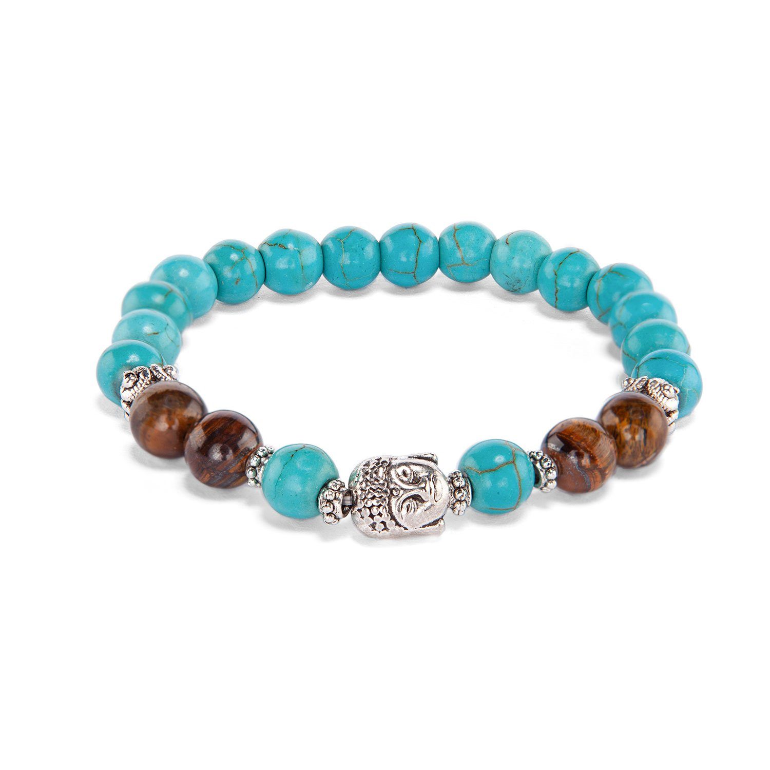 bodhi Perlenarmband Mala Armband mit Türkis günstig online kaufen