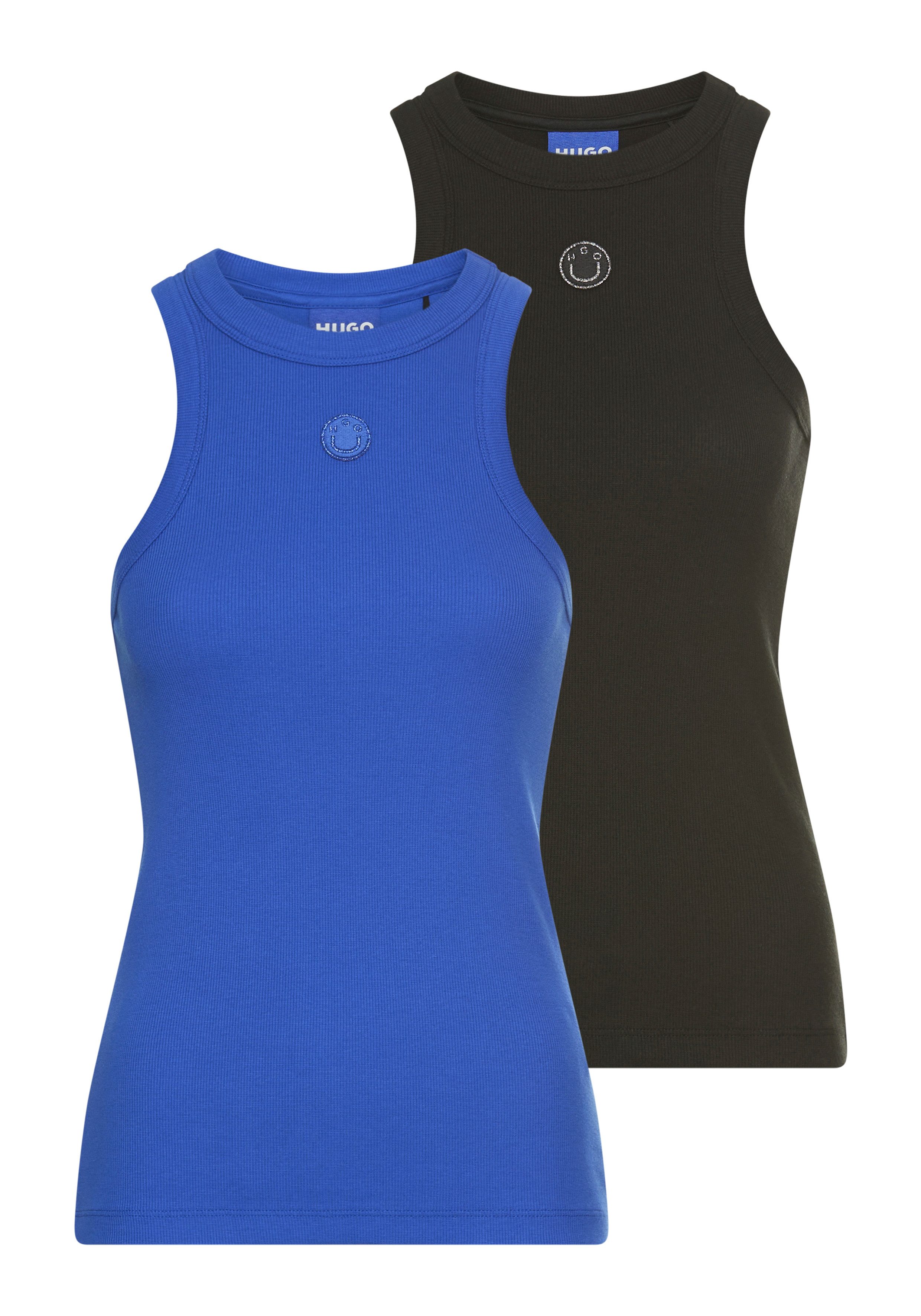 HUGO Blue Tanktop Gift Giving_B (Packung, 2-tlg) in elastischer Baumwollqua günstig online kaufen