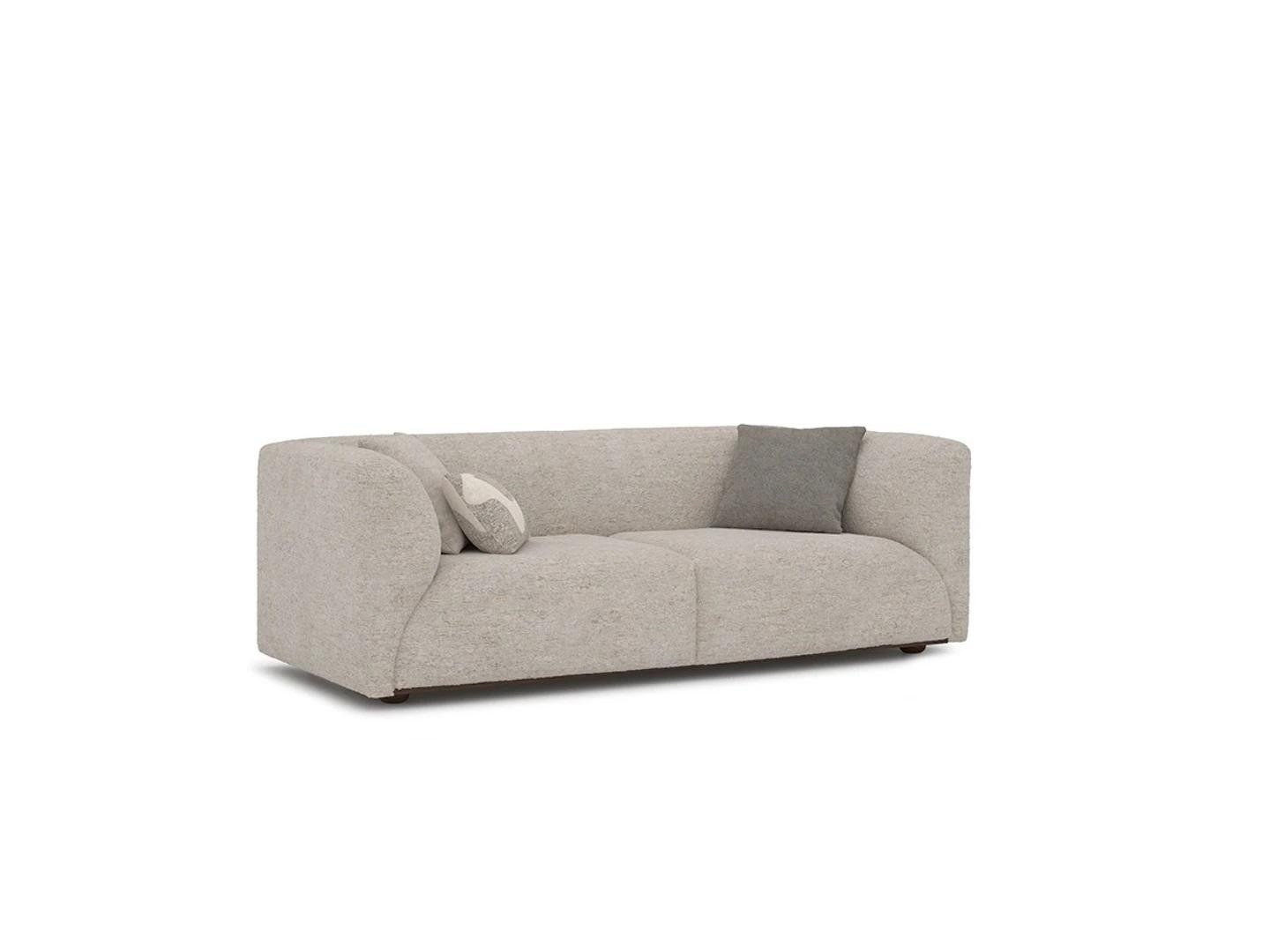 Xlmoebel Polstergarnitur Luxuriöse Sofagarnitur in modernem Design mit Hocker, (Sofagarnitur, 4-tlg., Wohnzimmer Set 4tlg (Sofagarnitur 3 + 3 + 1 Sitzer + Hocker), Hergestellt in Europa