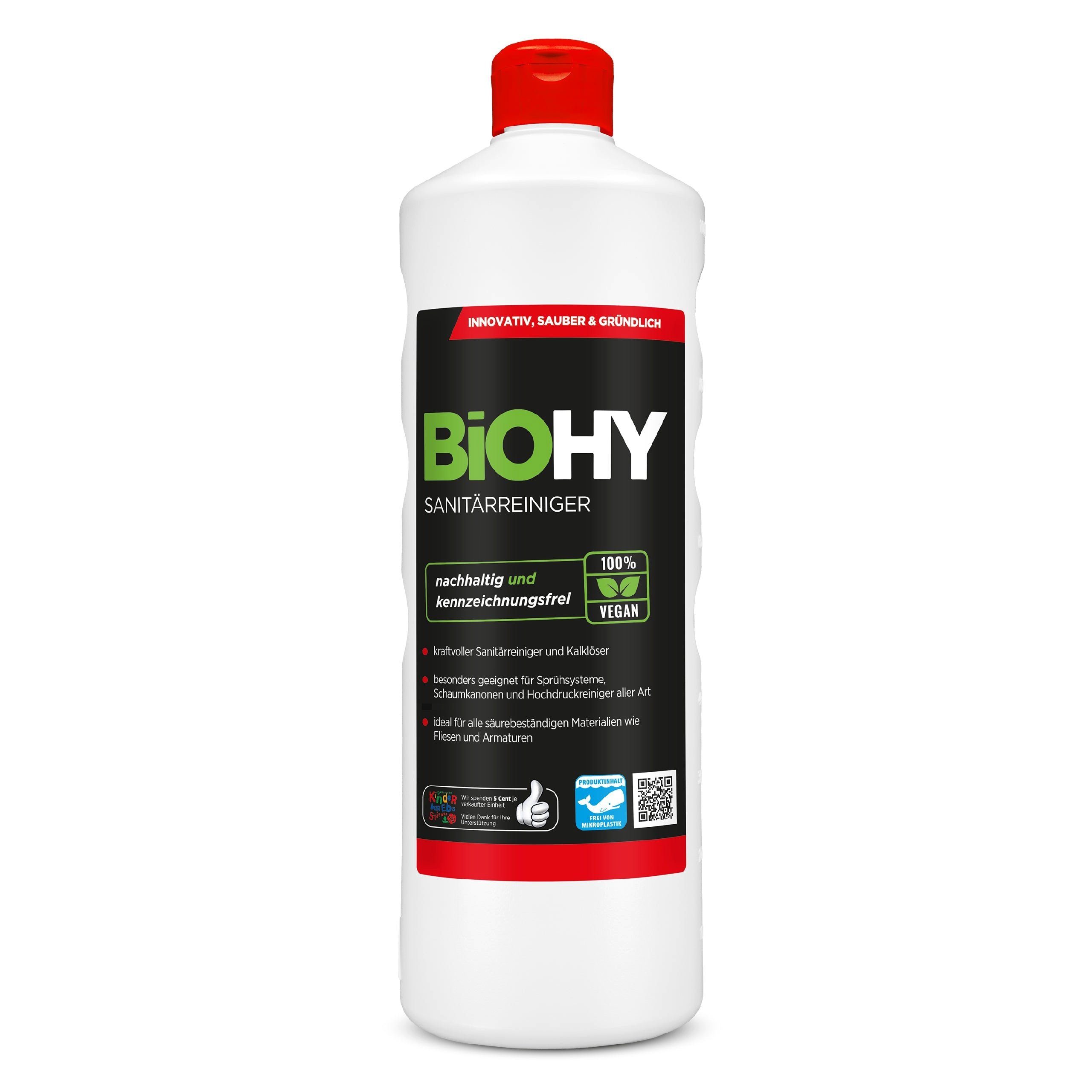 BiOHY Sanitärreiniger 1 x 1 Liter Flasche Sanitärreiniger (1-St)