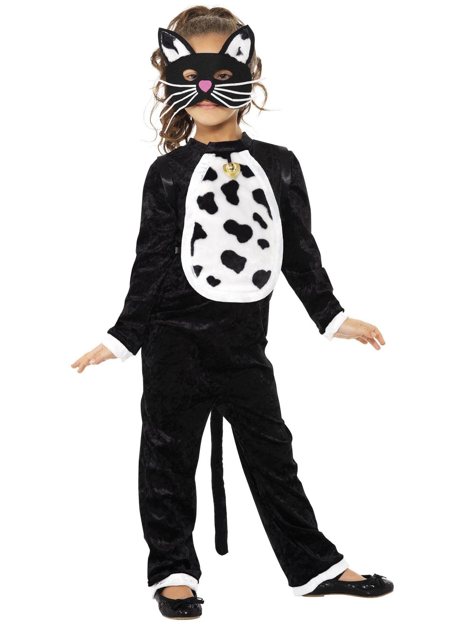 Smiffys Kostüm Schnurrkatze, Niedliches Kätzchen-Kostüm für Kinder