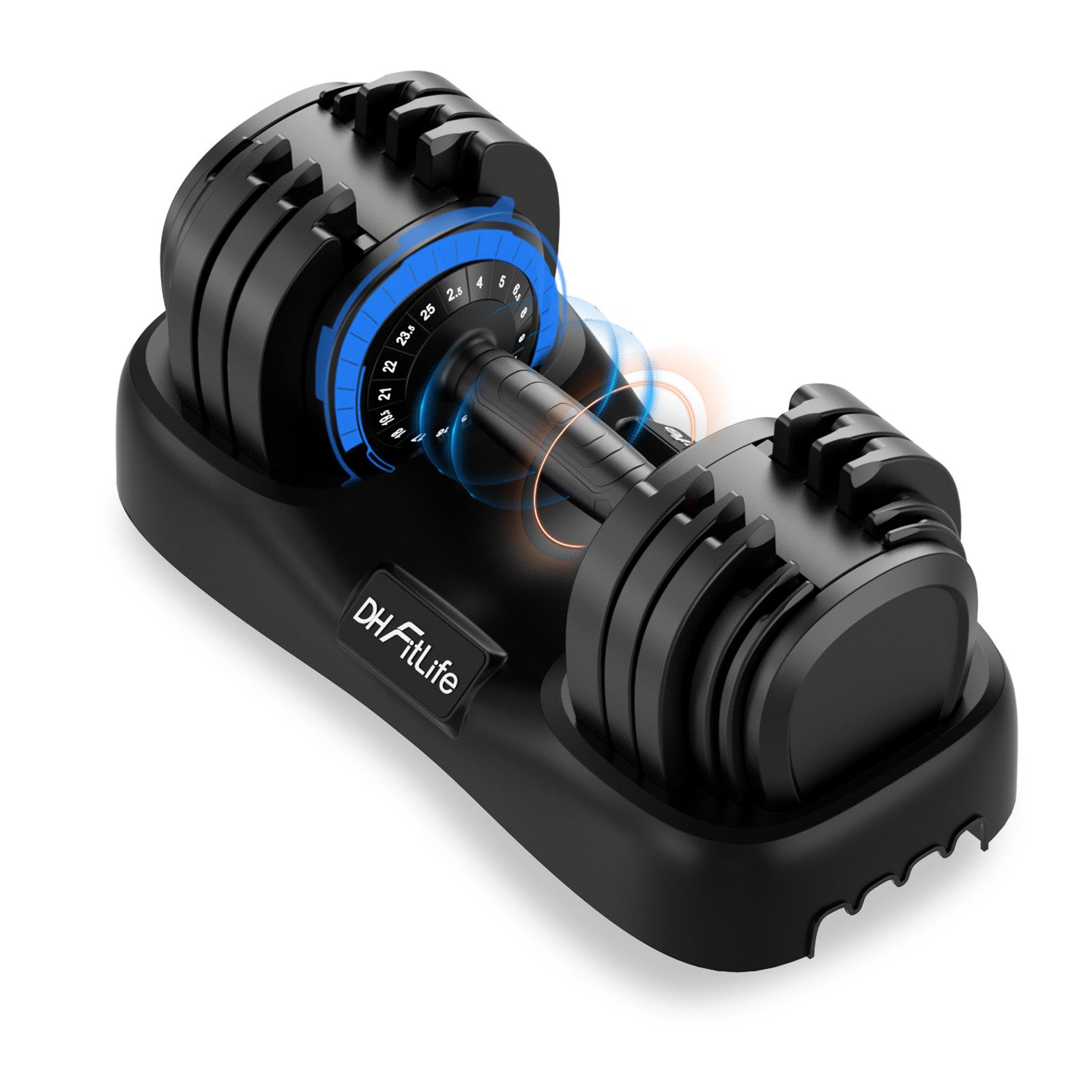 DH FitLife Hantel 2026 Neu 2,5-25 kg Verstellbare Kurzhanteln, (Set, 18 Gewichtsstufen), Dumbbell Set für Männer & Frauen