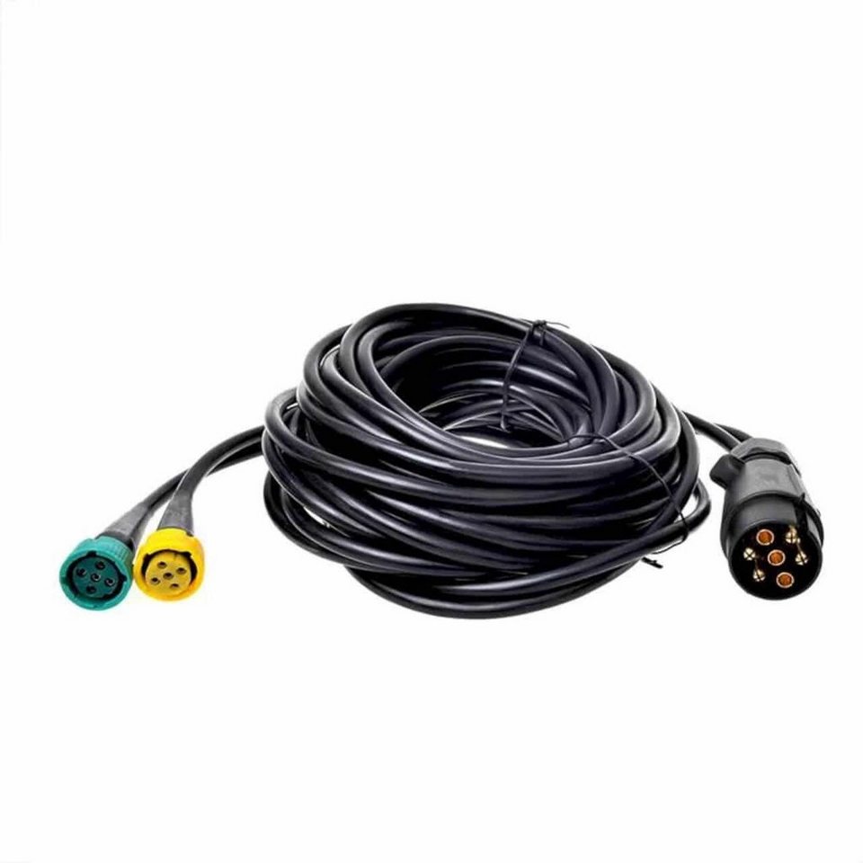 ProPlus Kabelsatz-Zuleitung 7 m mit 7-poligem Stecker Stromkabel, 7-polig,  (700 cm), Verlängerungskabel Anhänger Wohnwagen Zubehör