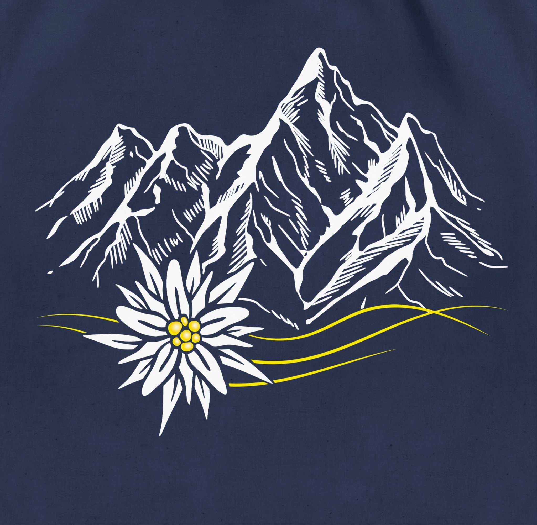 Shirtracer Turnbeutel Edelweiß Berge Wandern Wanderlust günstig online kaufen