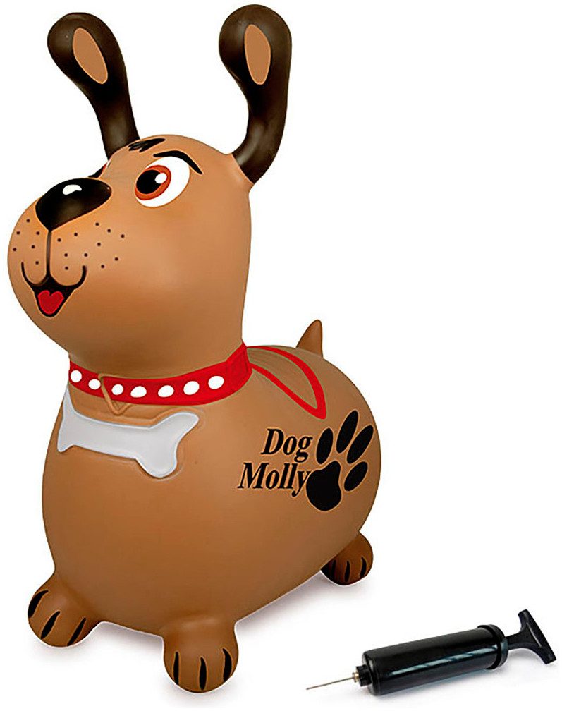 Jamara Hüpftier Dog Molly, inkl. Luftpumpe
