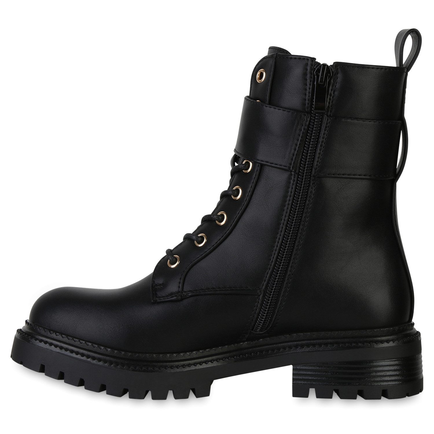 VAN HILL 841356 Schnürstiefelette Damen Leicht Gefütterte Schnürstiefelette günstig online kaufen