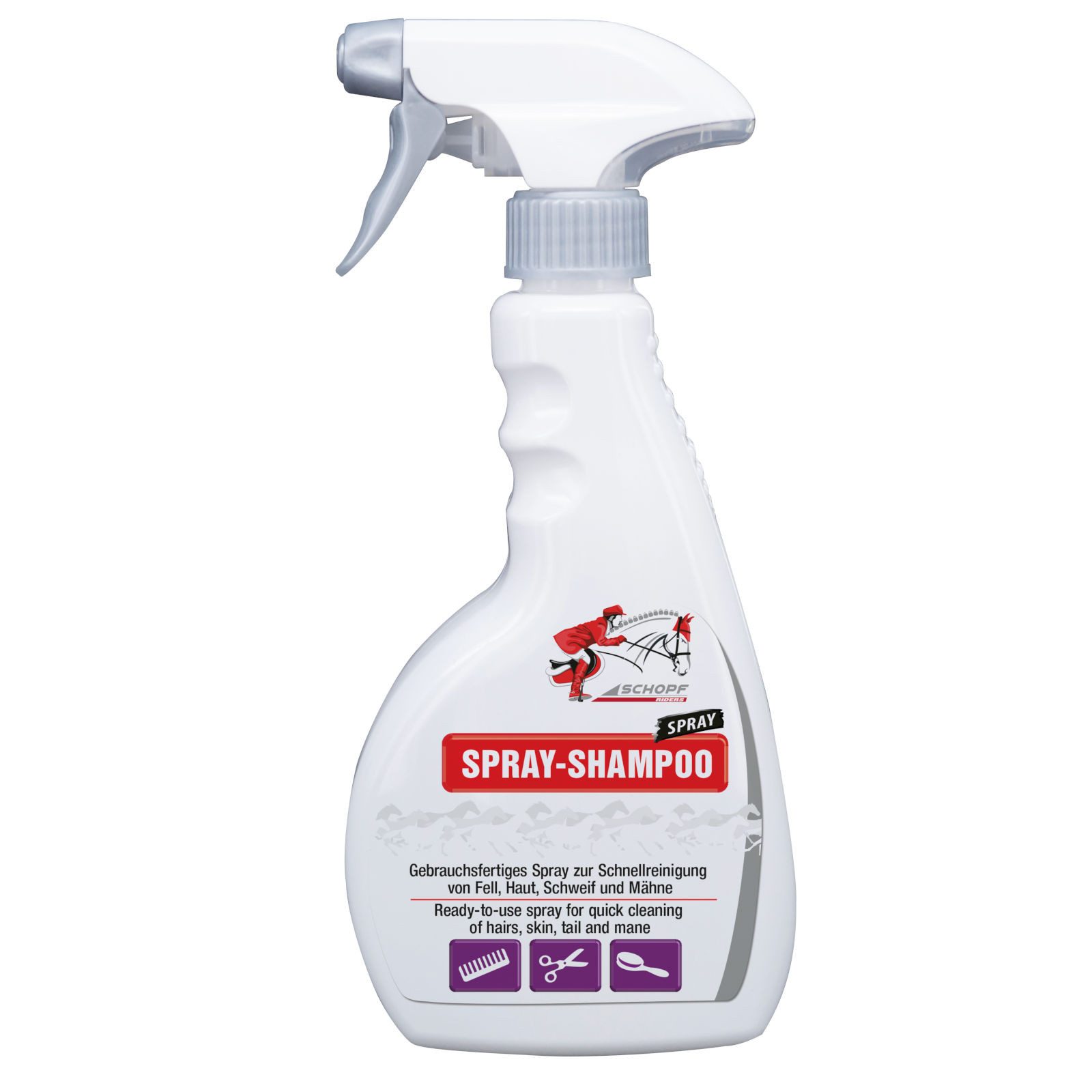 Schopf Riders Tiershampoo Shine Spray Shampoo für Pferde 500 ml, 500 ml