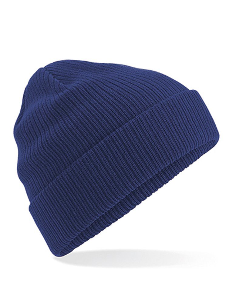 cotton Design Navy Beanie organic Strickmütze Herbst Beanie Oxford Goodman Bio-Baumwolle Winter