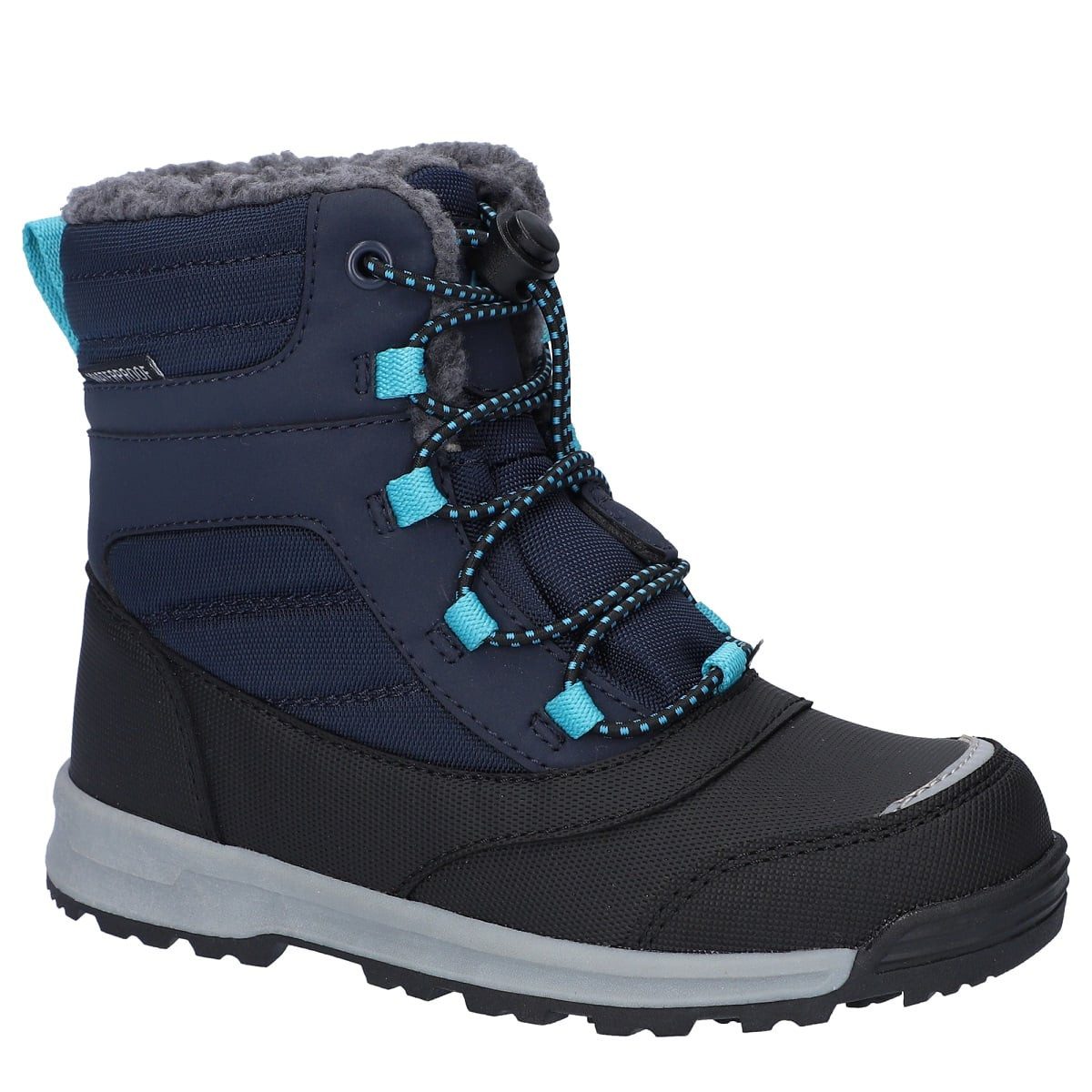 Hi-Tec Leo WP (wasserdicht) dunkelblau Kinder Winterstiefel