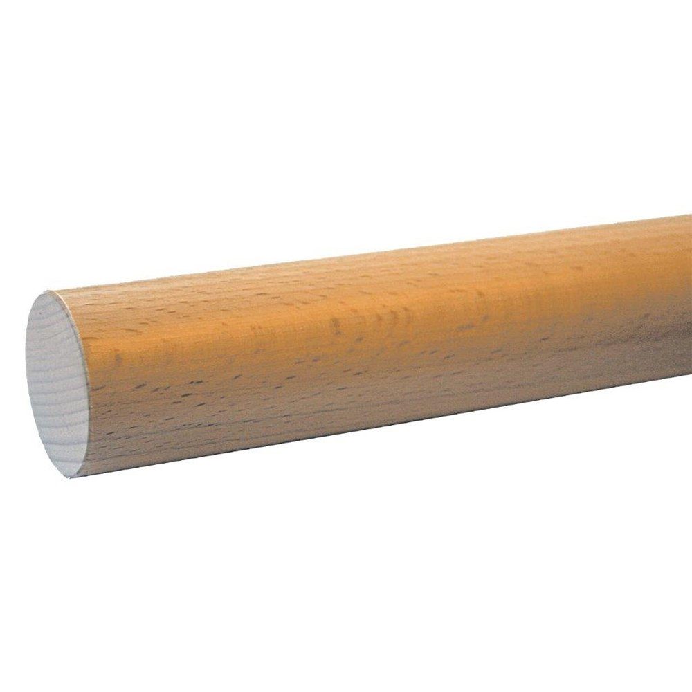 Alpertec Handlauf Holzhandlauf Buche gedämpft lackiert ohne Nut 2 m, (1 St), Buche gedämpft lackiert