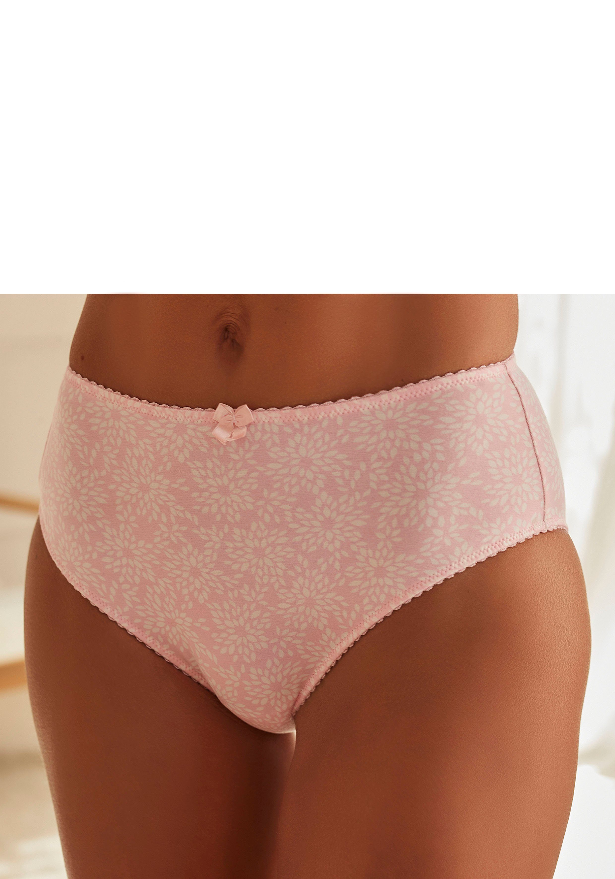Nuance by Lascana Slip hoch geschnittener Slip aus Baumwolle