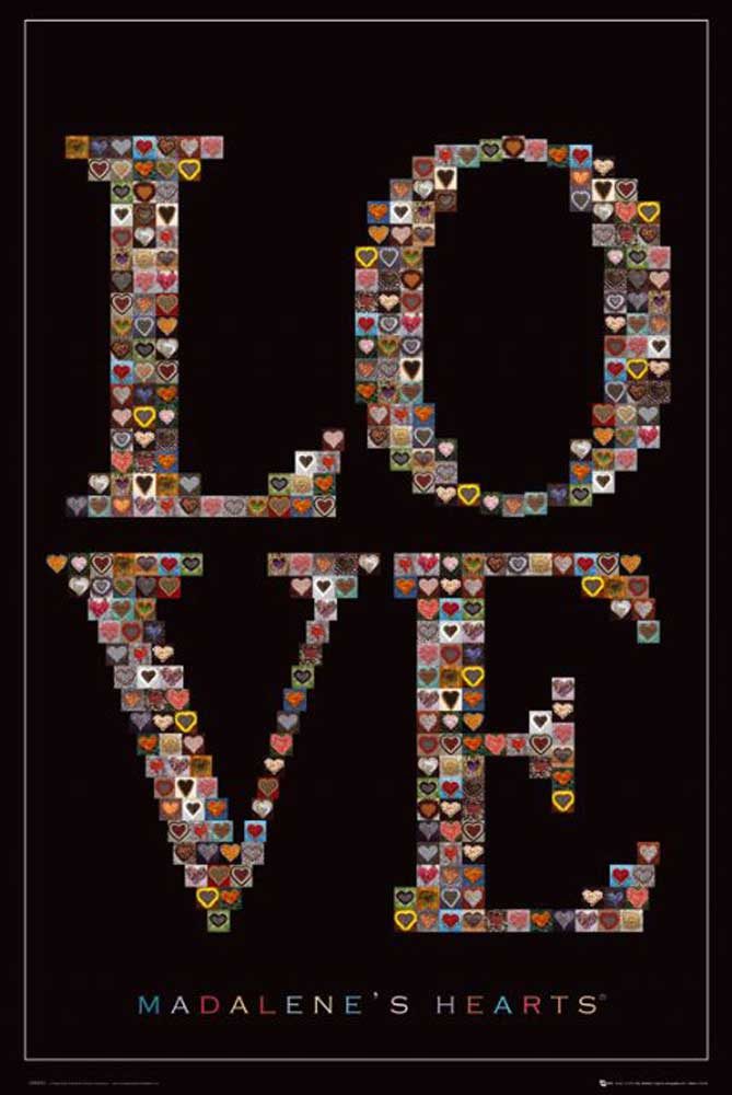 Poster Madalenes Hearts - Poster - Love
