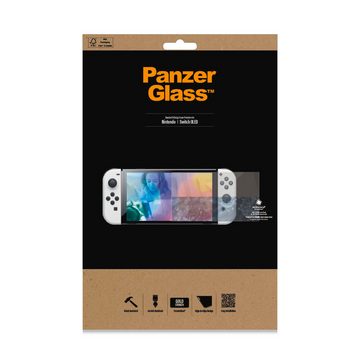 PanzerGlass Screen Protector für Nintendo Switch, Displayschutzglas, 1 Stück, Bildschirmschutz, Displayschutzfolie,Einfach anbringen,kratz-&stoßfest