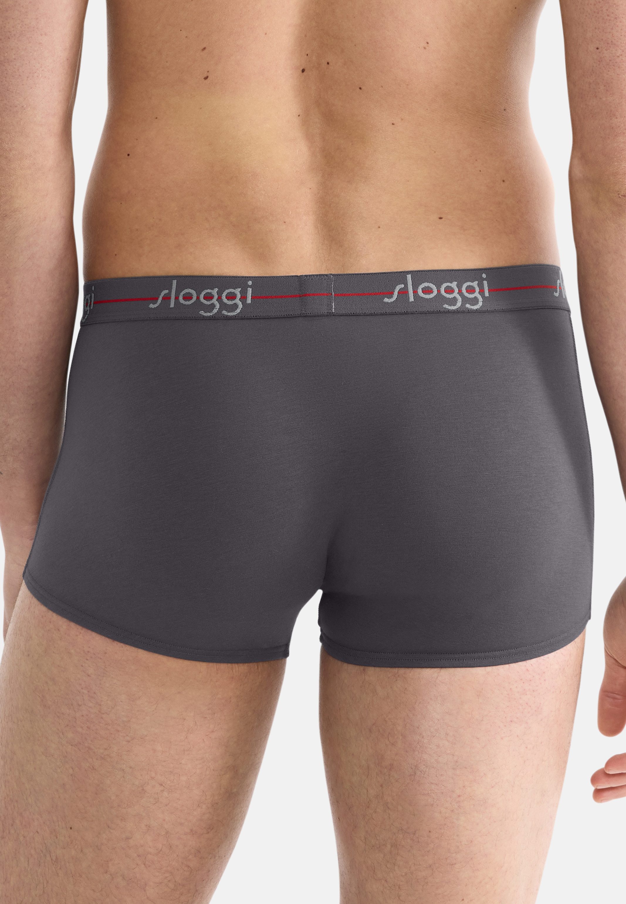 sloggi Retro Boxer 4er Pack men Start (Spar-Set, 4-St) Hipster Short / Pant - Baumwolle - ohne Eingriff - Atmungsaktiv