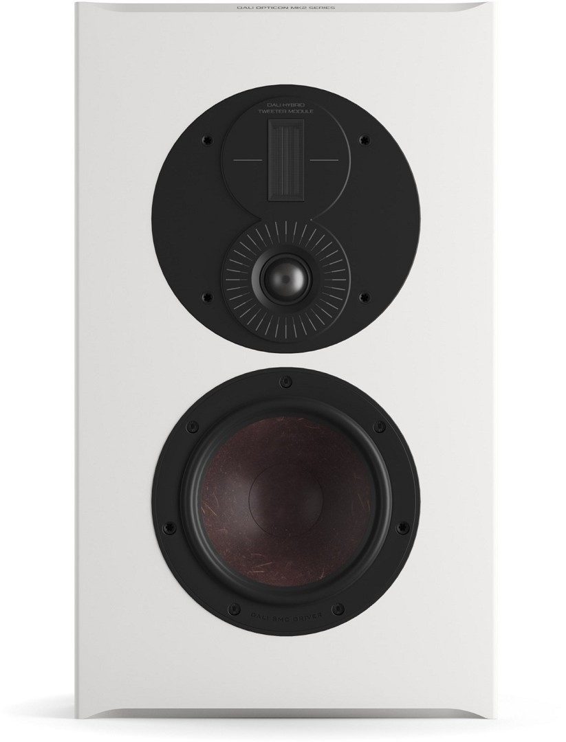 Dali OPTICON LCR MK2 WHITE Stück Regal-Lautsprecher (Nicht zutreffend, Hybrid-Hochtöner, SMC-Technologie, Holzfasermembran, Bassreflexsystem)