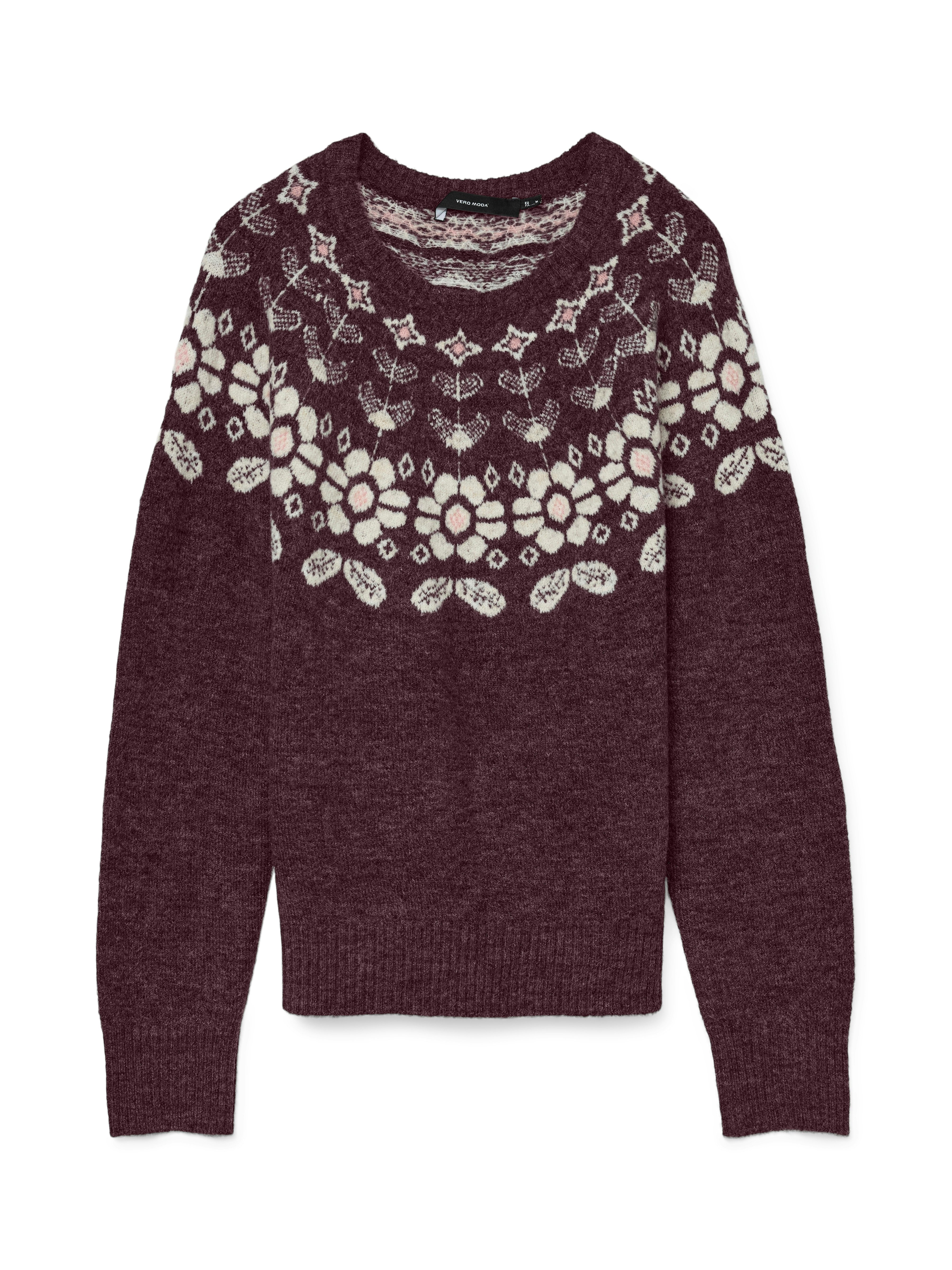 Vero Moda Strickpullover VMSIMONE LS NORDIC günstig online kaufen
