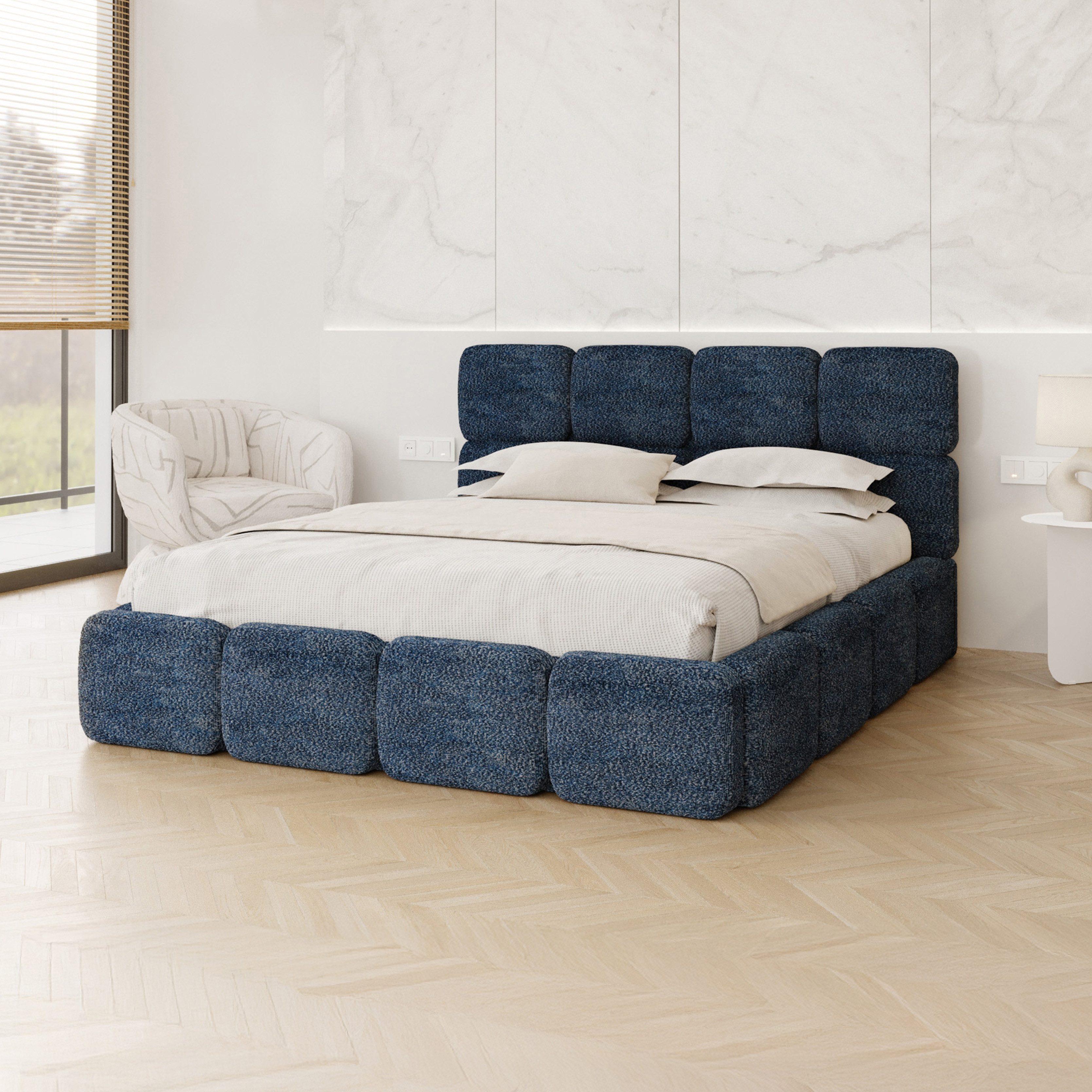 FDM Polsterbett CLOUDY Bettgestell Bett 140x200, günstig online kaufen