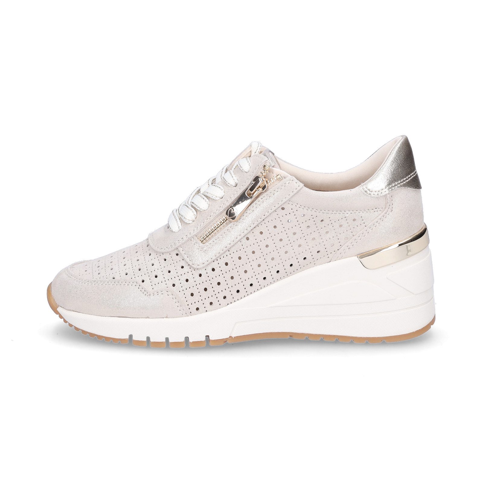 MARCO TOZZI Marco Tozzi Damen Keil Sneaker platin Sneaker