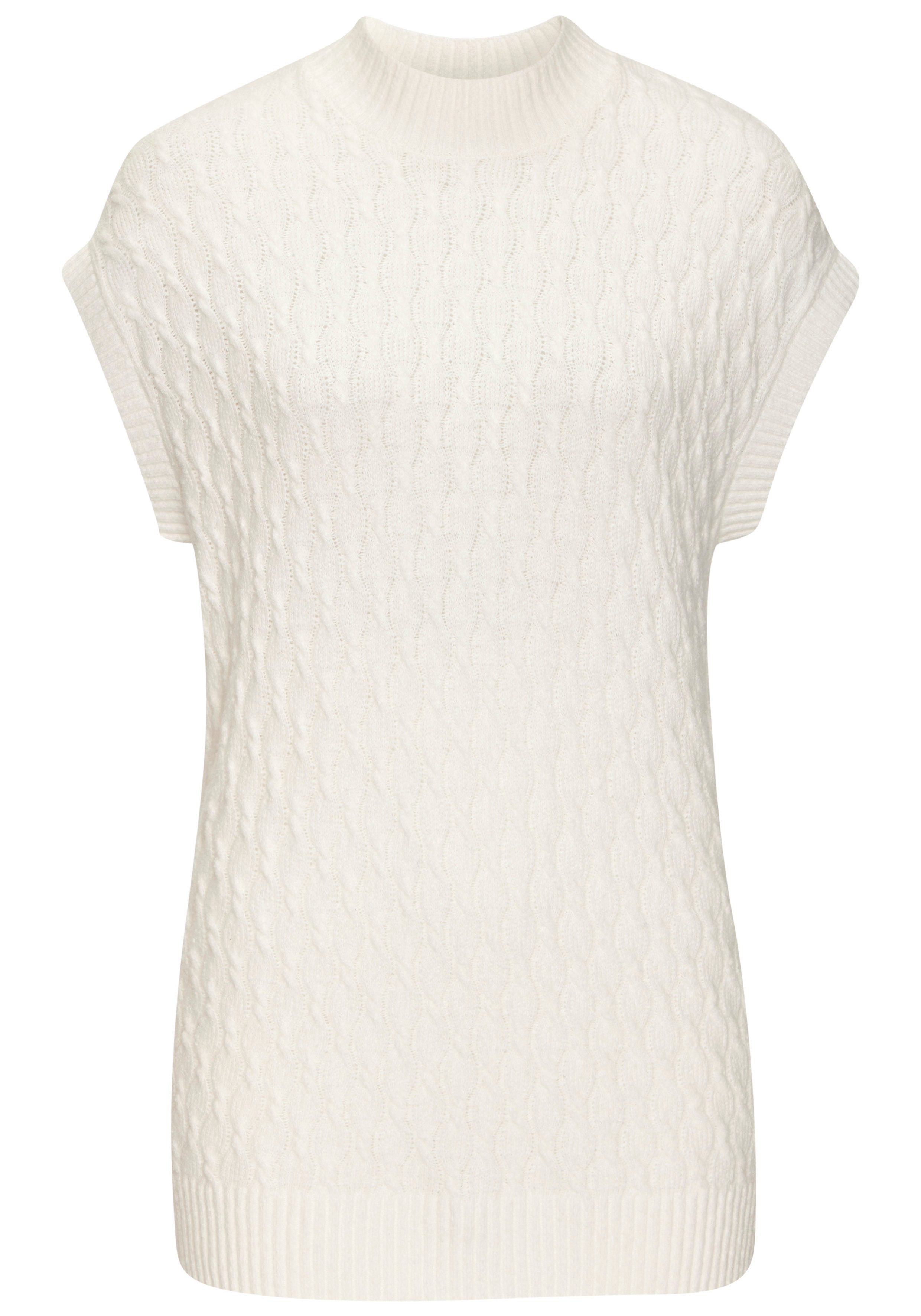 French Connection Pullunder mit Zopfmuster und kleinem Stehkragen, Loungewear. € 49,99