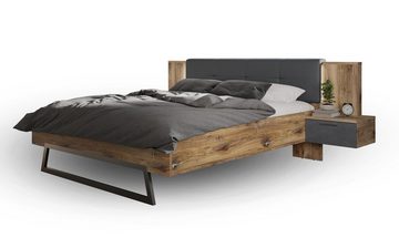 möbelando Bett VENUSIA (BxHxT: 254,3x92,3x210,3 cm), 254,3 x 92,3 x 210,3 cm (B/H/T)