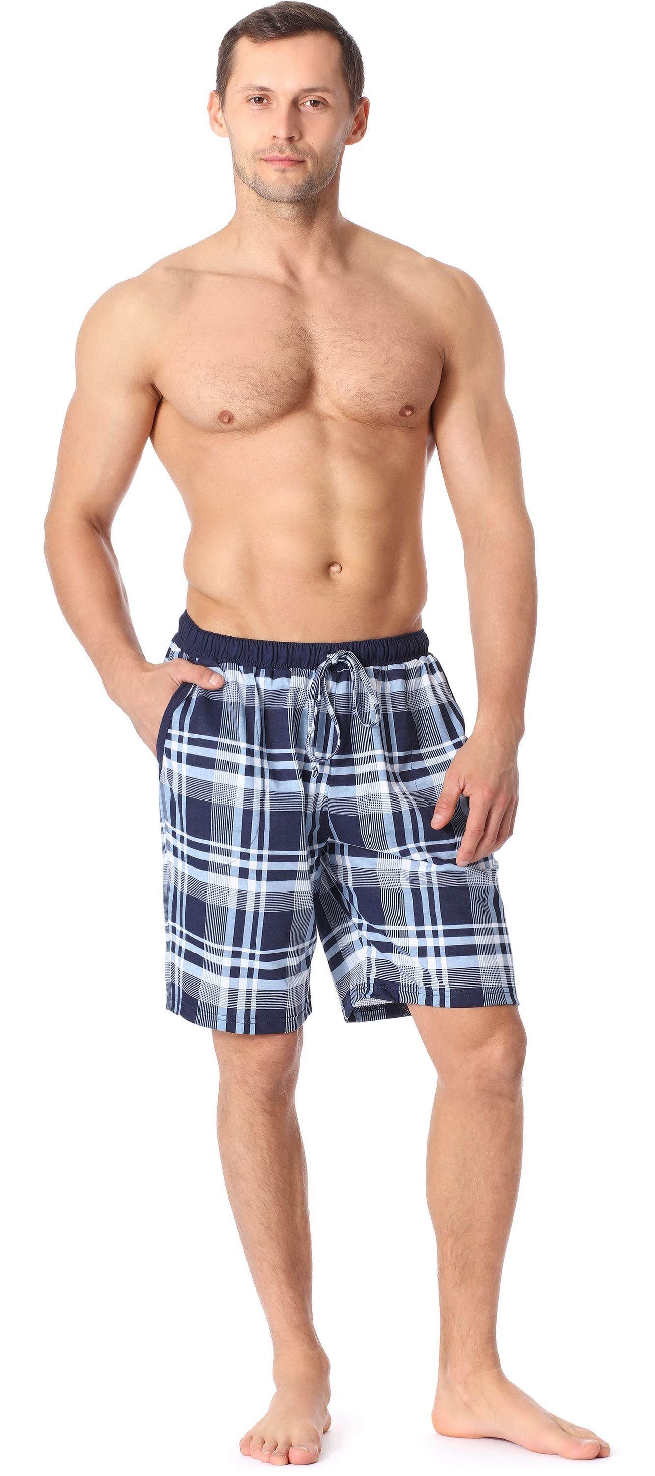 Timone Pyjamashorts Herren Schlafanzughose Kurz TI30-114 (1-tlg)