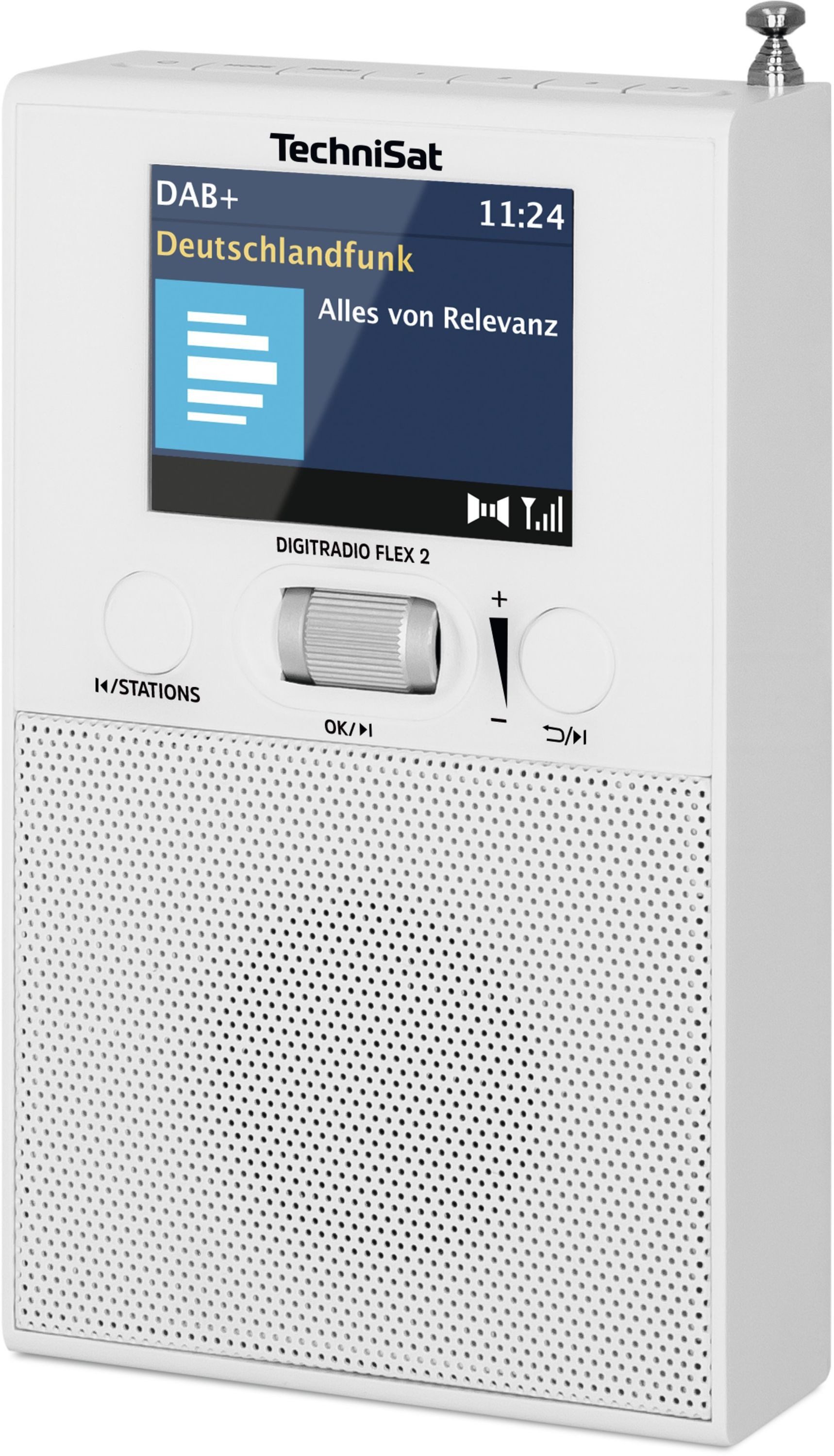 TechniSat DIGITRADIO FLEX 2 Digitalradio (DAB) (Digitalradio (DAB), FM-Tuner mit RDS, 1.5 W, Bluetooth)